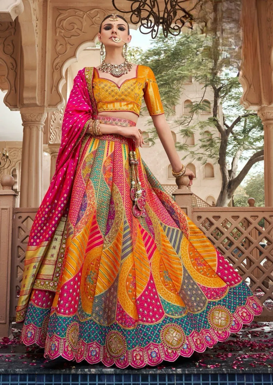 Wedding Special Banarasi Silk Lehenga Choli