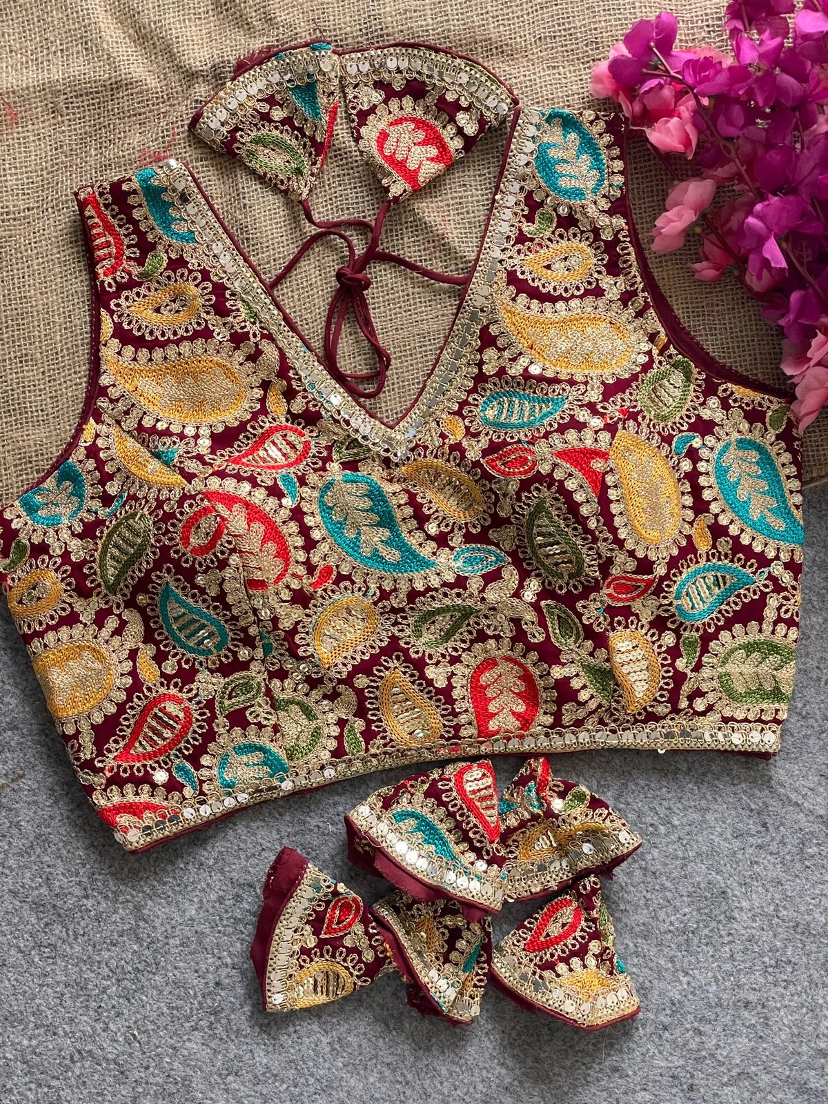 Wedding Special Kashmiri Work Blouse