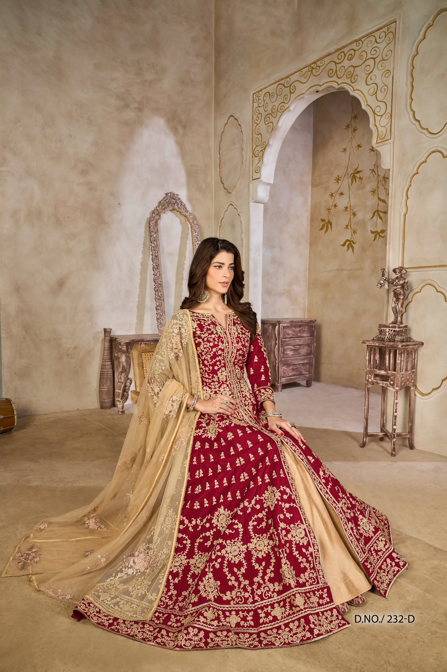 Wedding Special Slit Cut Anarkali Suit