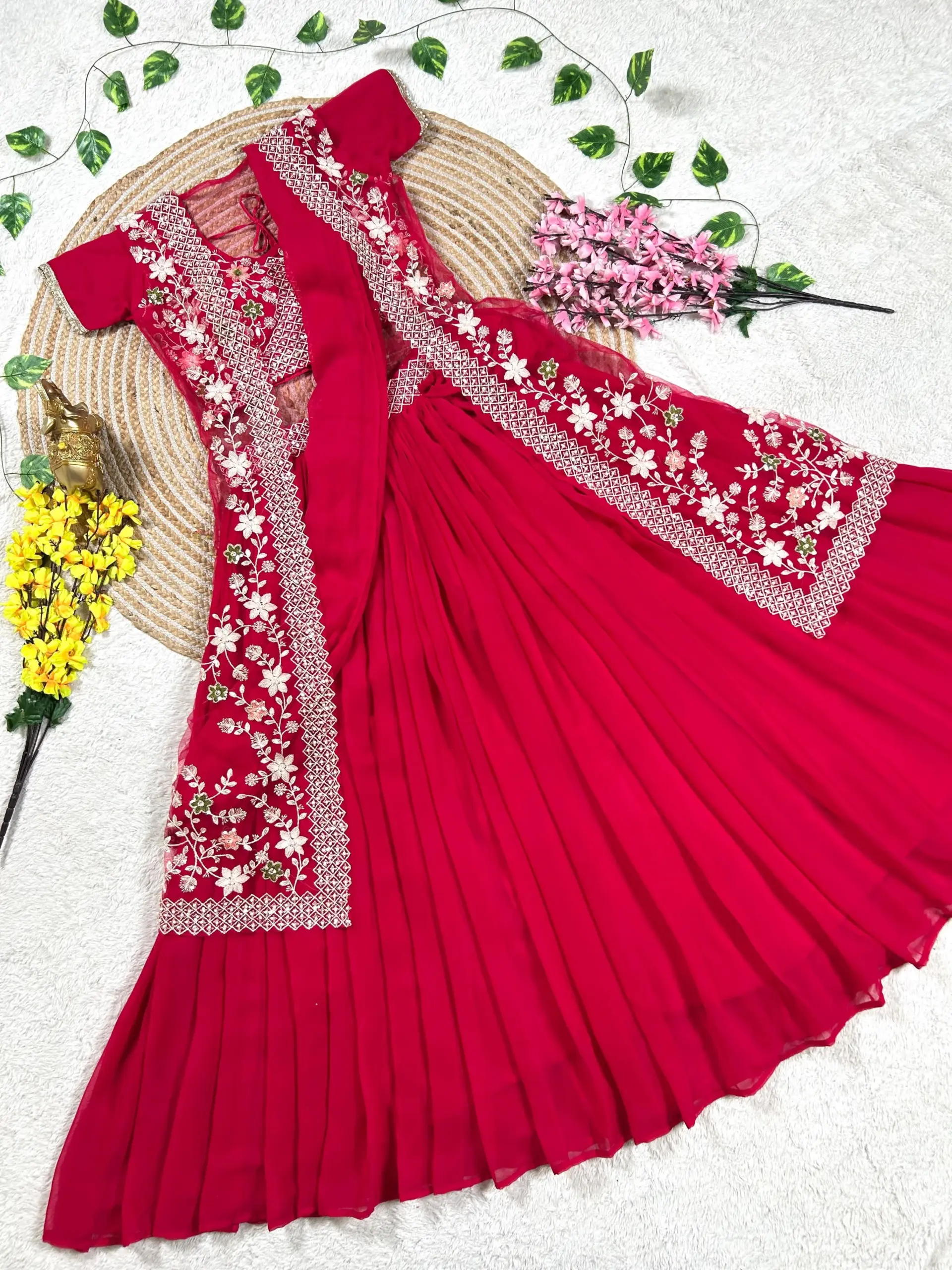 Wedding Wear Half Saree with Jacket 2025 Design