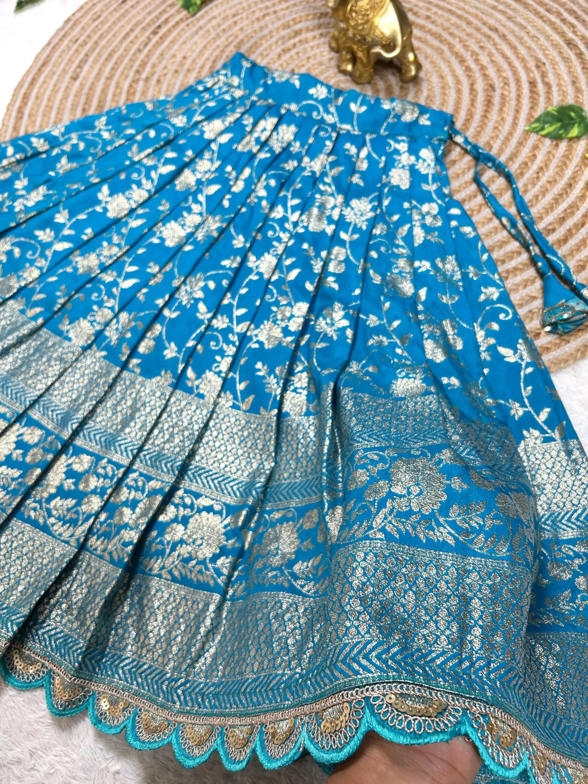 Wedding Wear Kids Lehenga Choli in Silk