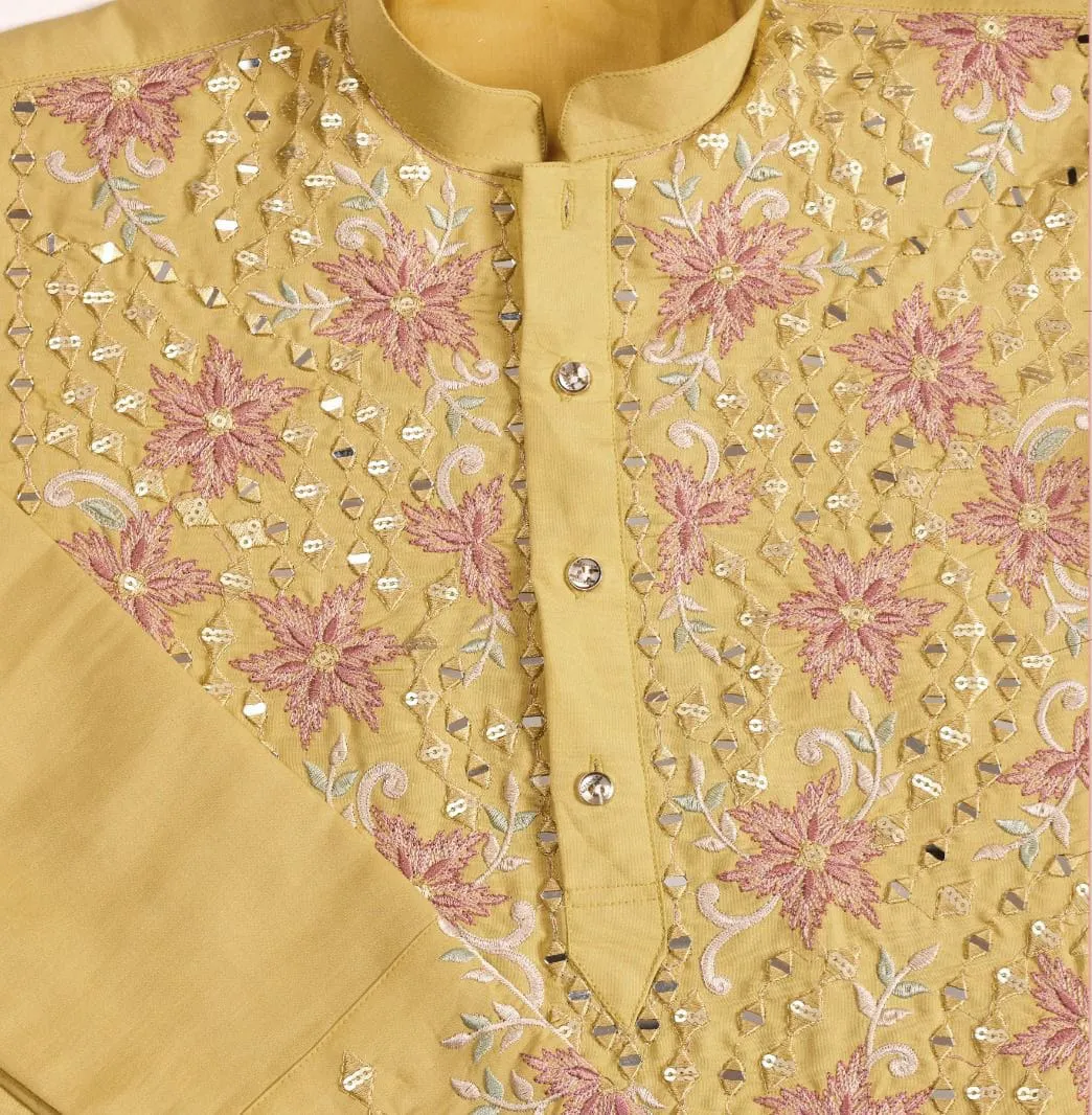 Wedding Wear Mens Embroidery Kurta