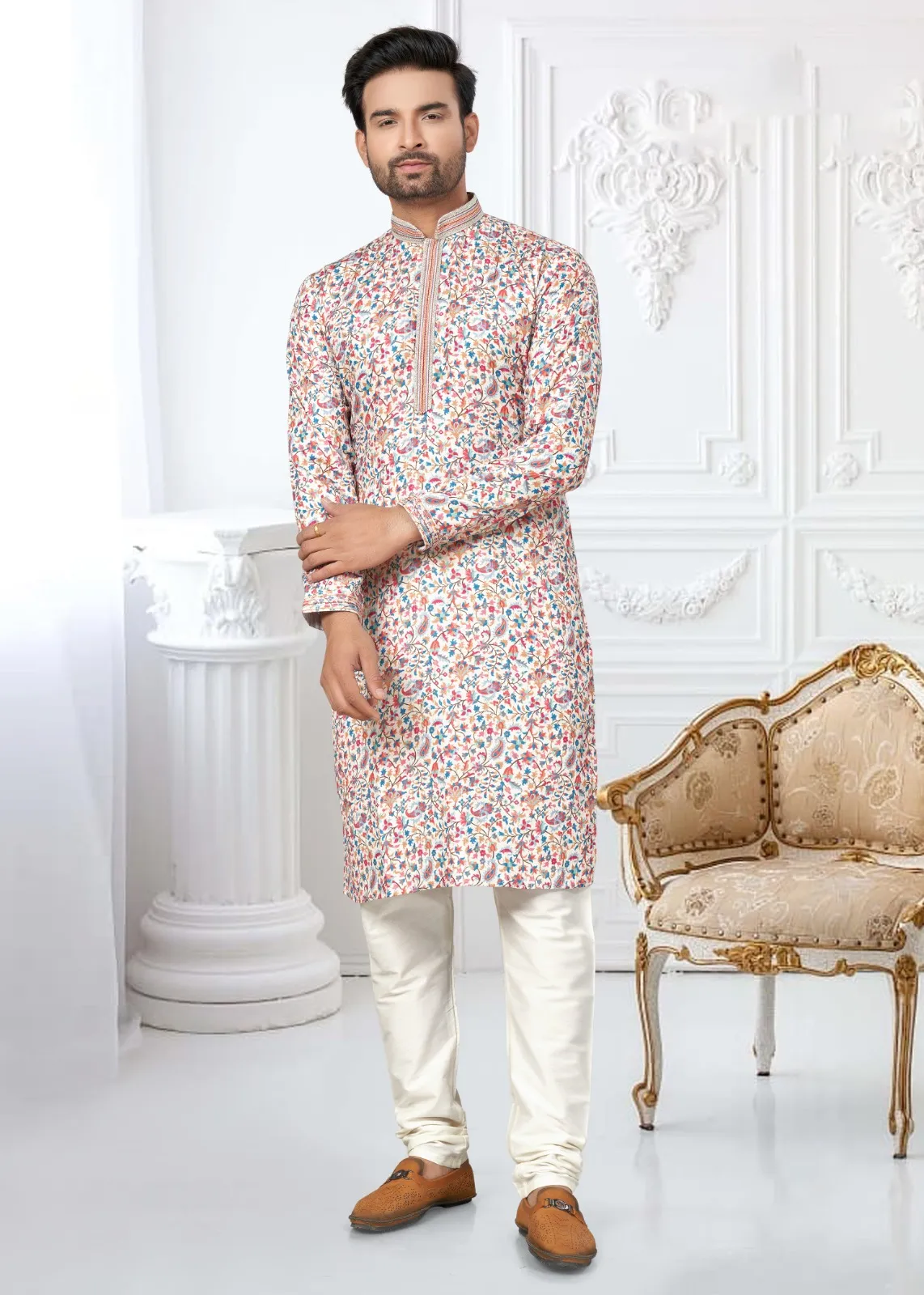 Wedding Wear Mens kurta with Pajama