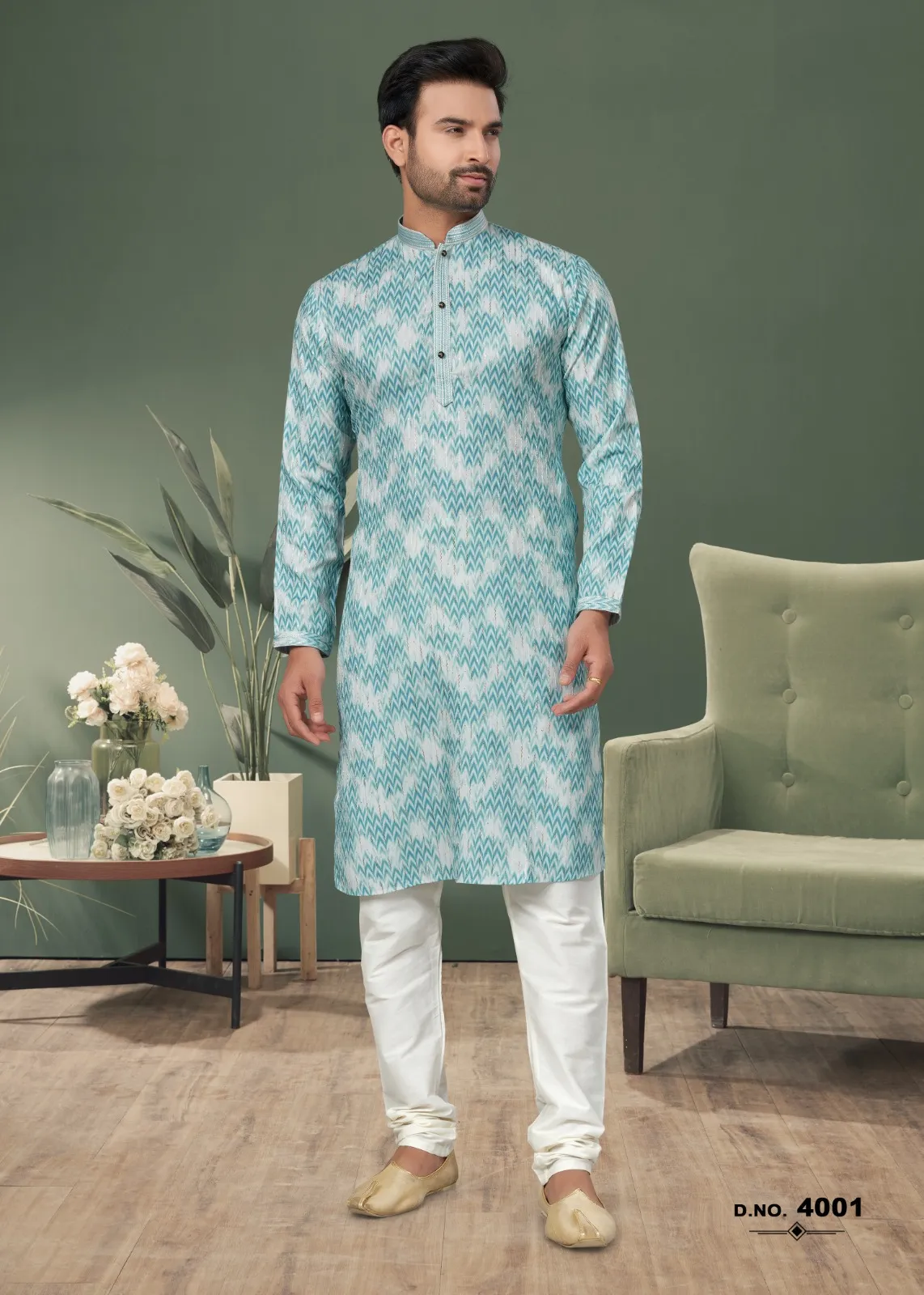 Wedding Wear Mens kurta with Pajama