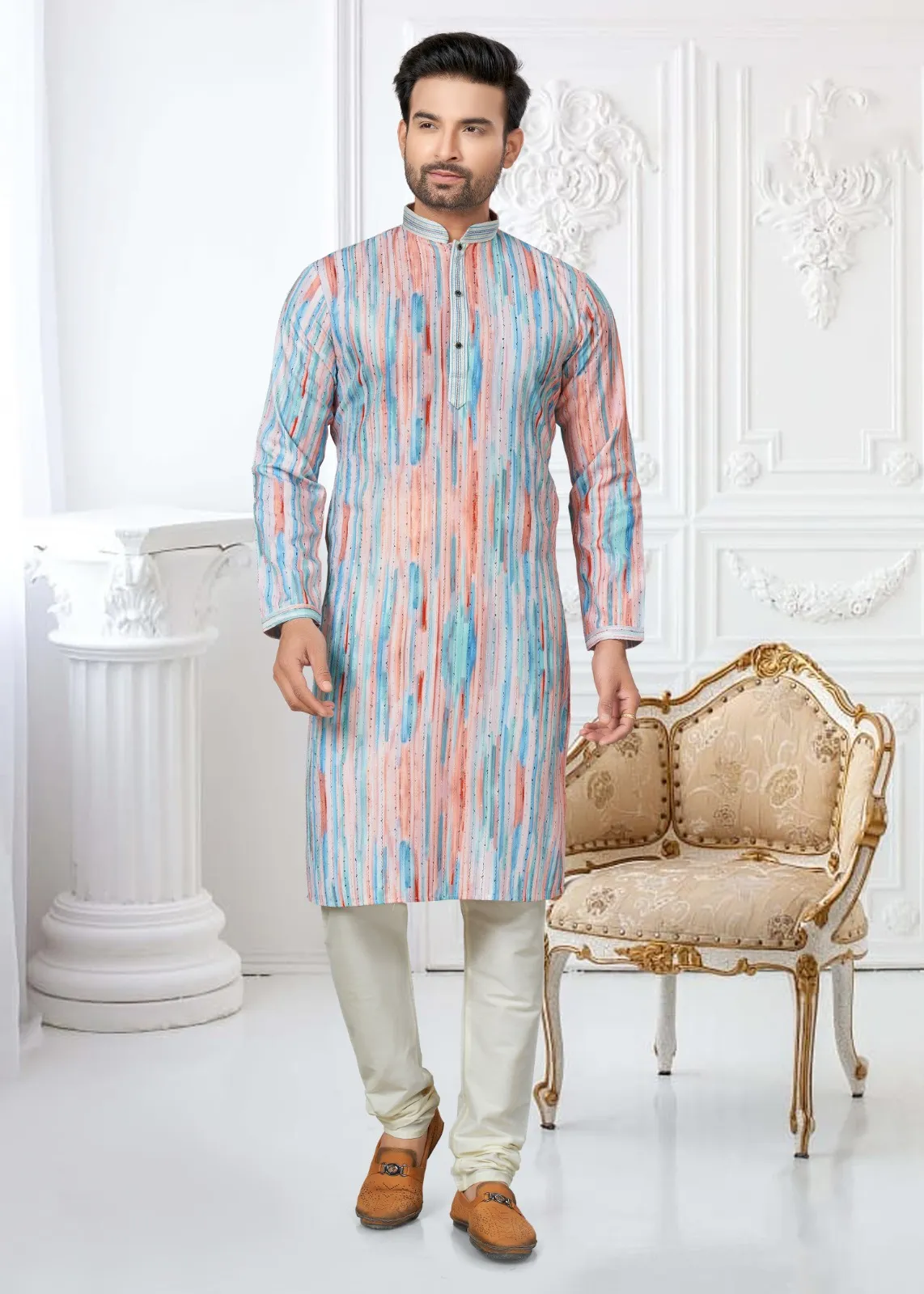 Wedding Wear Mens kurta with Pajama