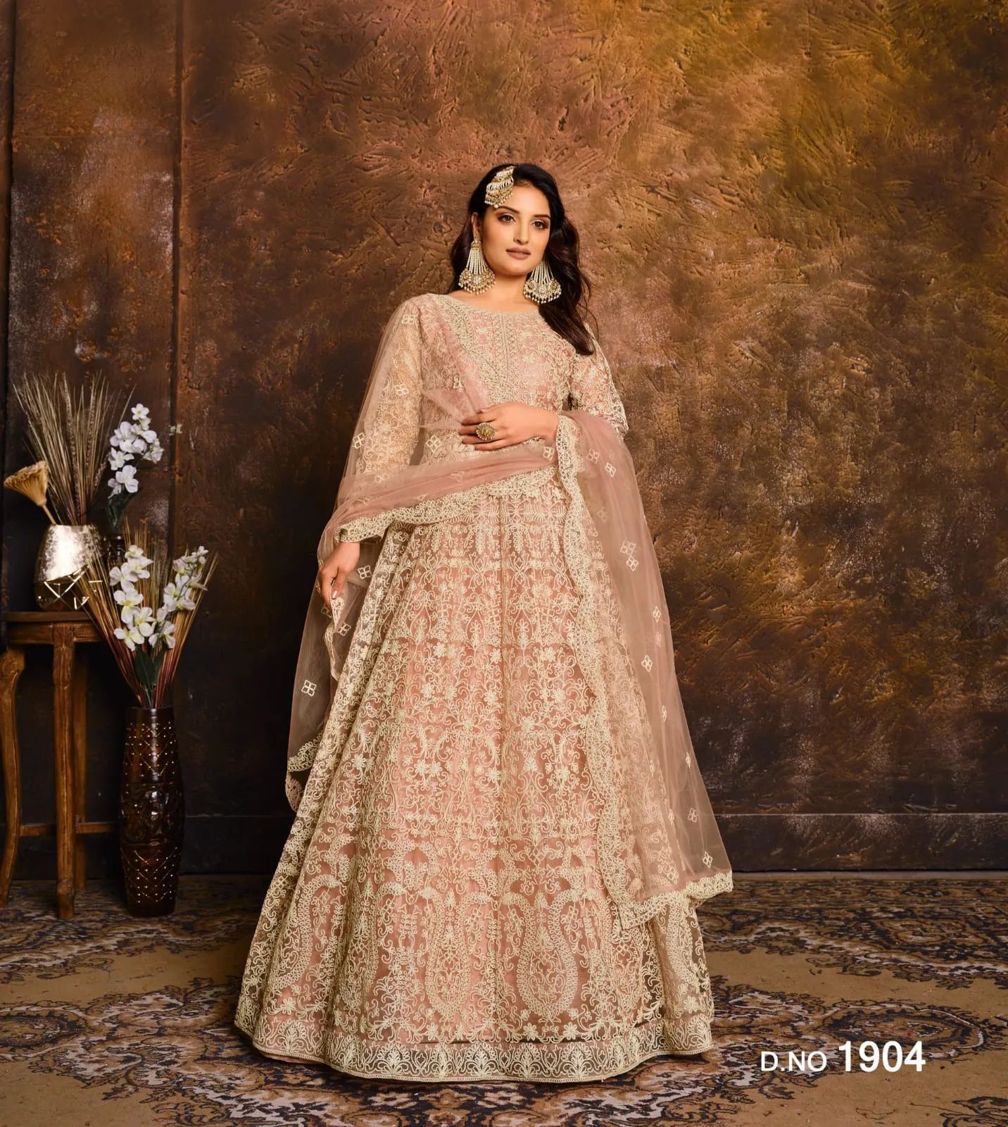 Wedding Wear Net Anarkali suit