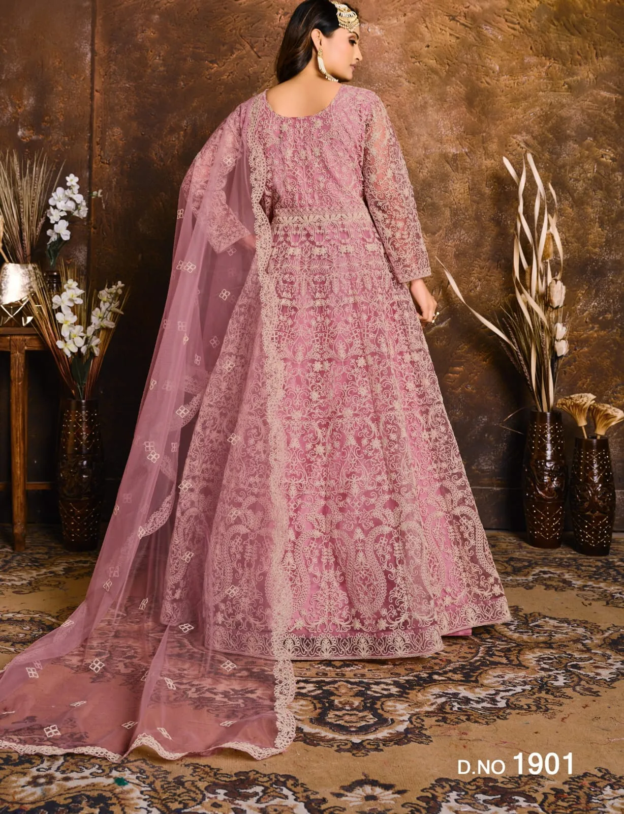 Wedding Wear Net Anarkali suit
