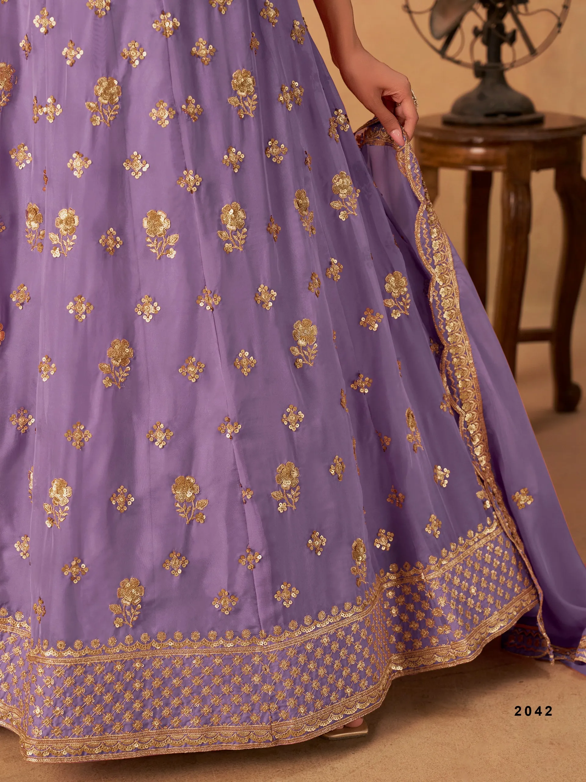 Wedding Wear Organza Lehenga Choli 2025
