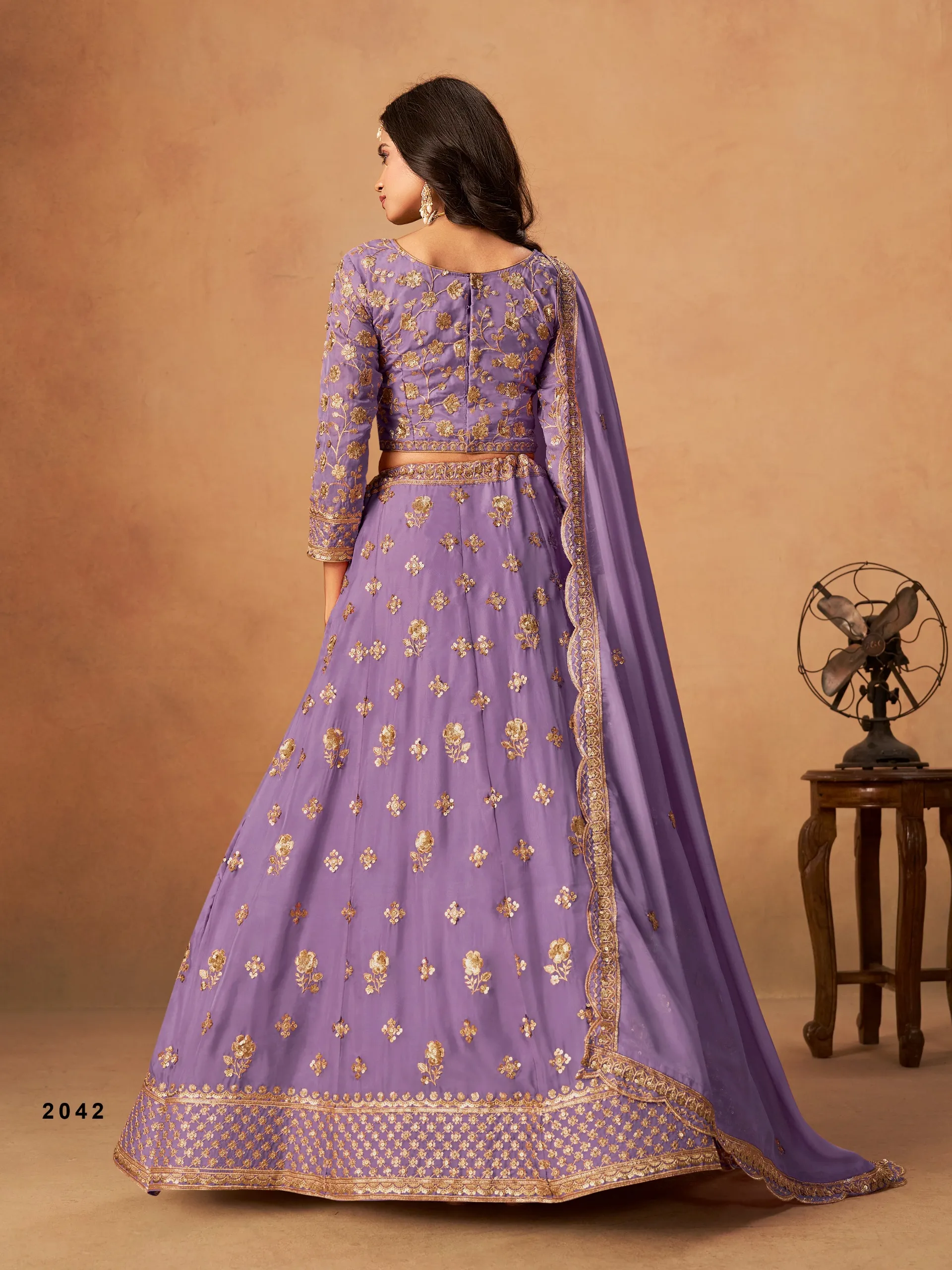 Wedding Wear Organza Lehenga Choli 2025