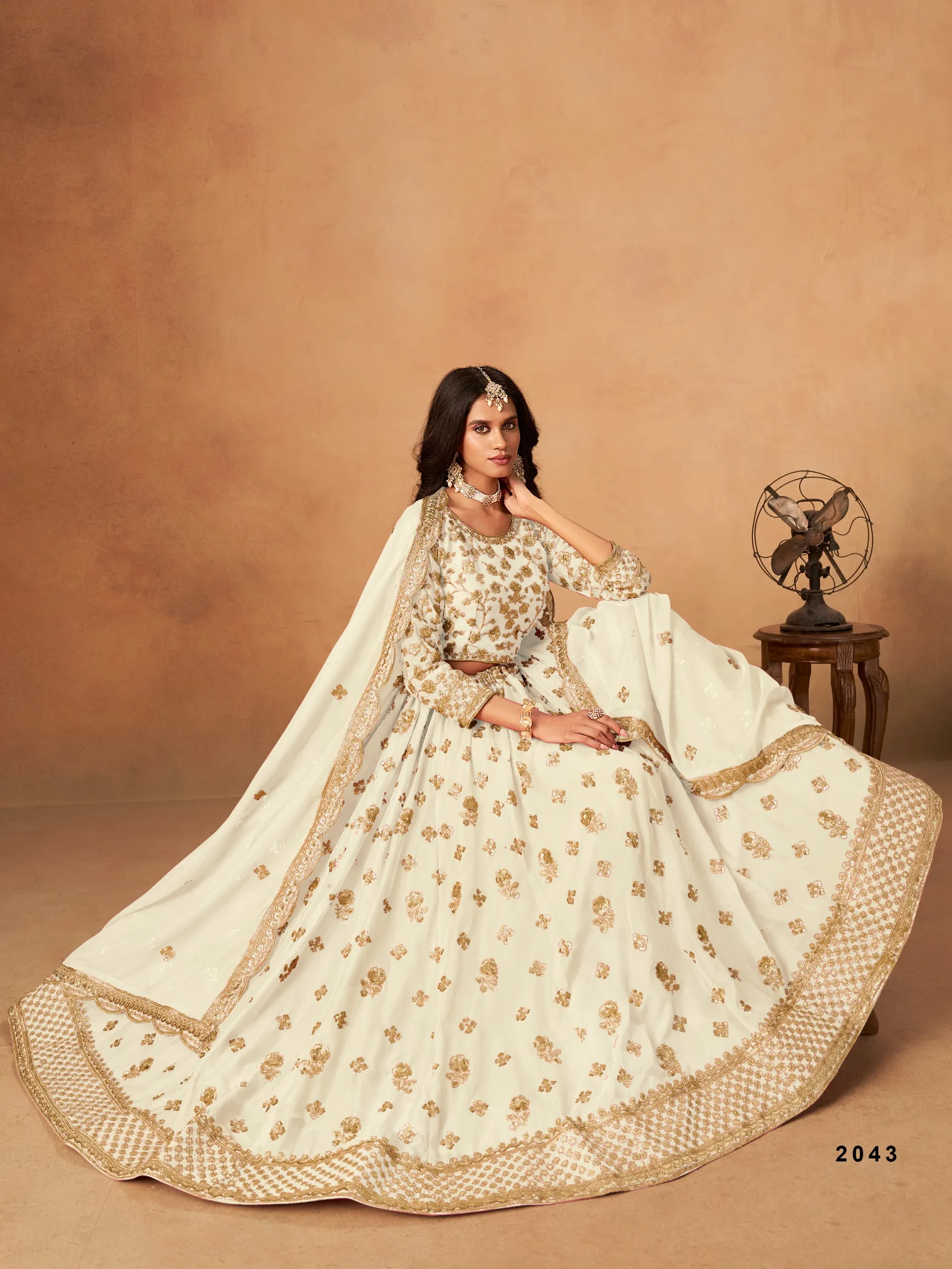 Wedding Wear Organza Lehenga Choli 2025