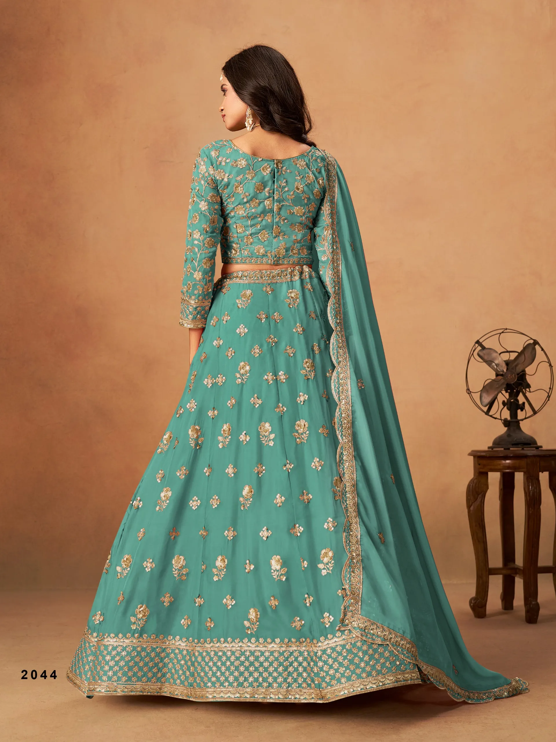 Wedding Wear Organza Lehenga Choli 2025