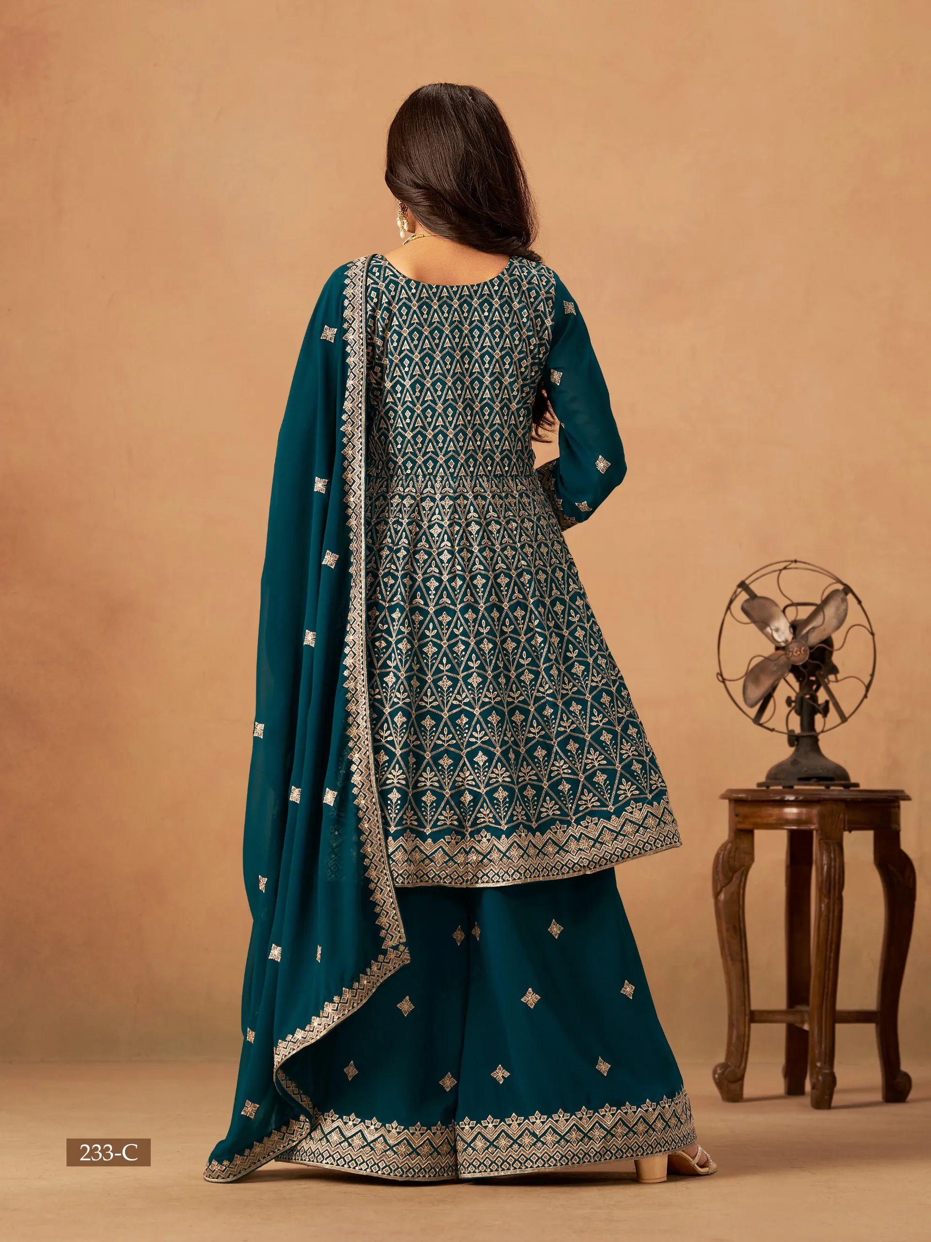Wedding Wear Premium Plazzo Suit Set