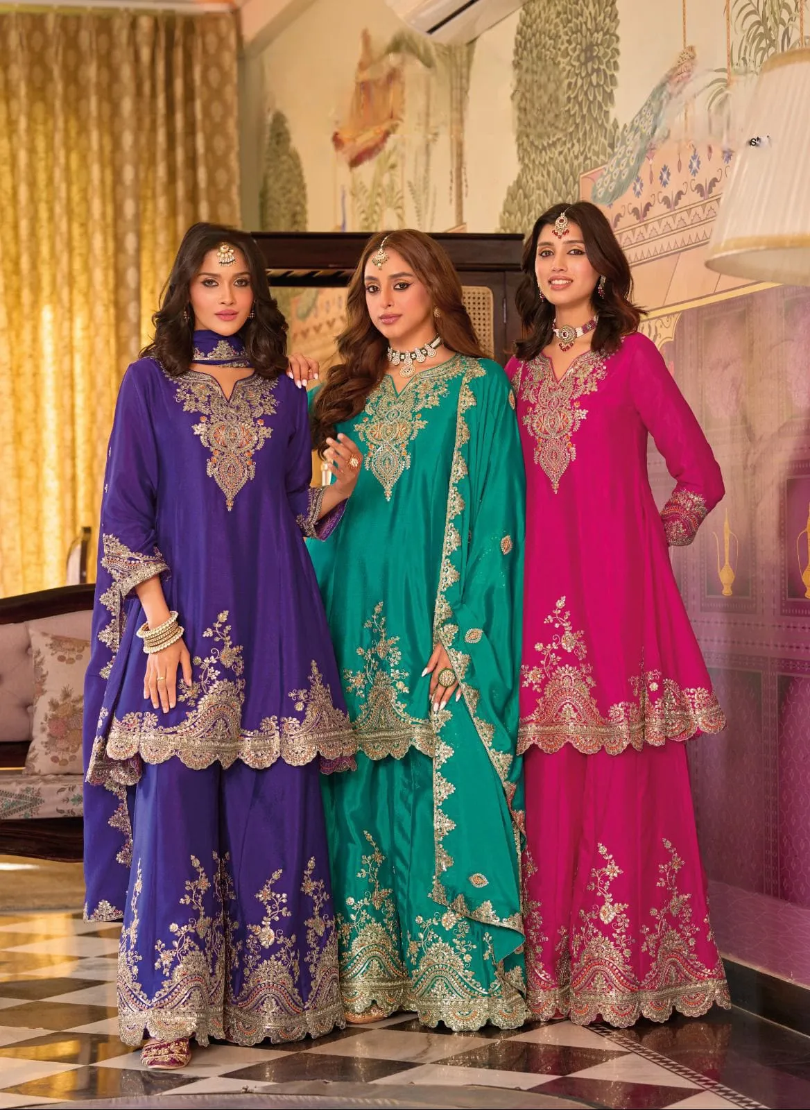 Wedding Wear Sharara Salwar Suit