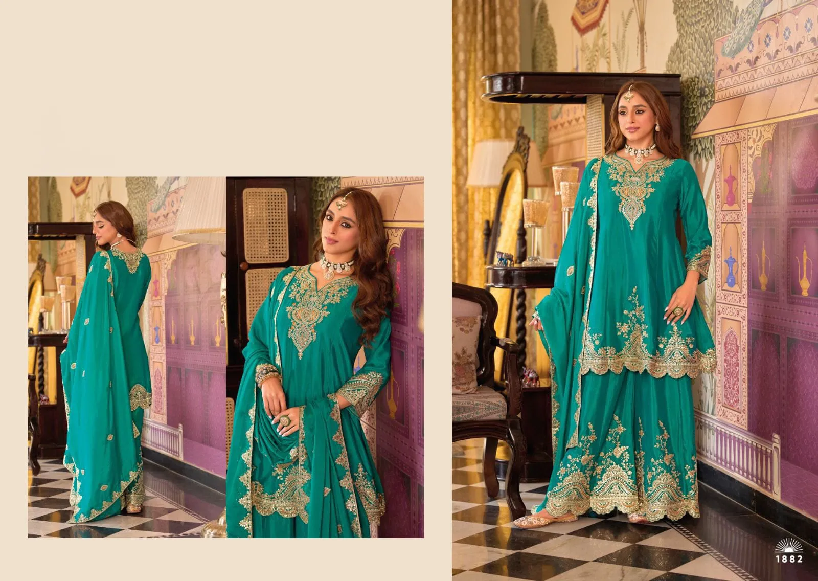 Wedding Wear Sharara Salwar Suit