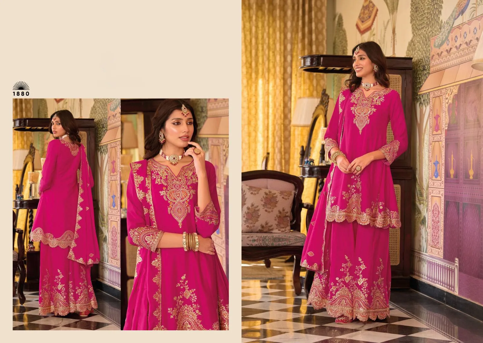 Wedding Wear Sharara Salwar Suit