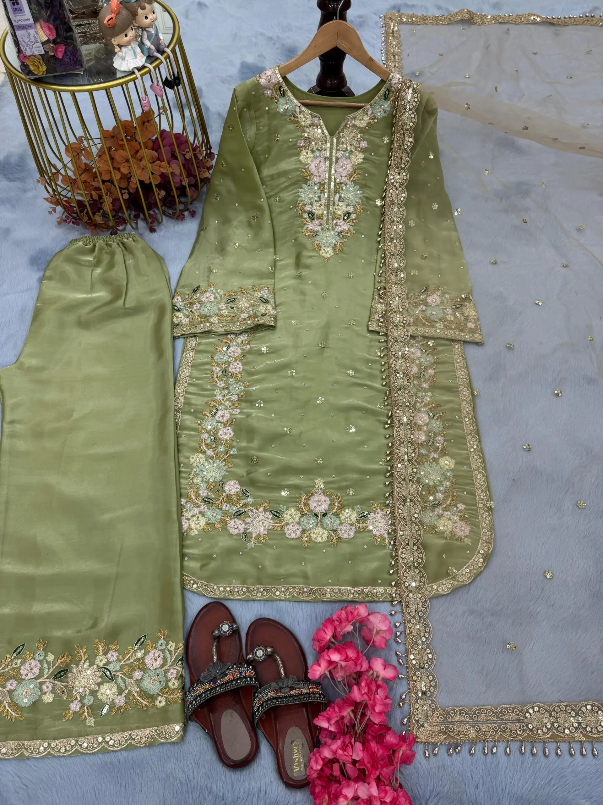 Big Size Pakistani Salwar Suit Stitched