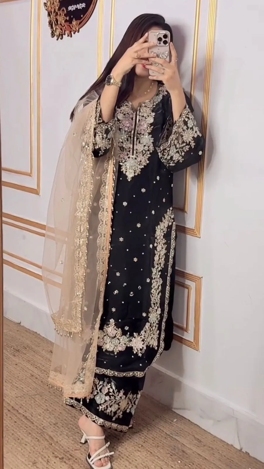 Big Size Pakistani Salwar Suit Stitched