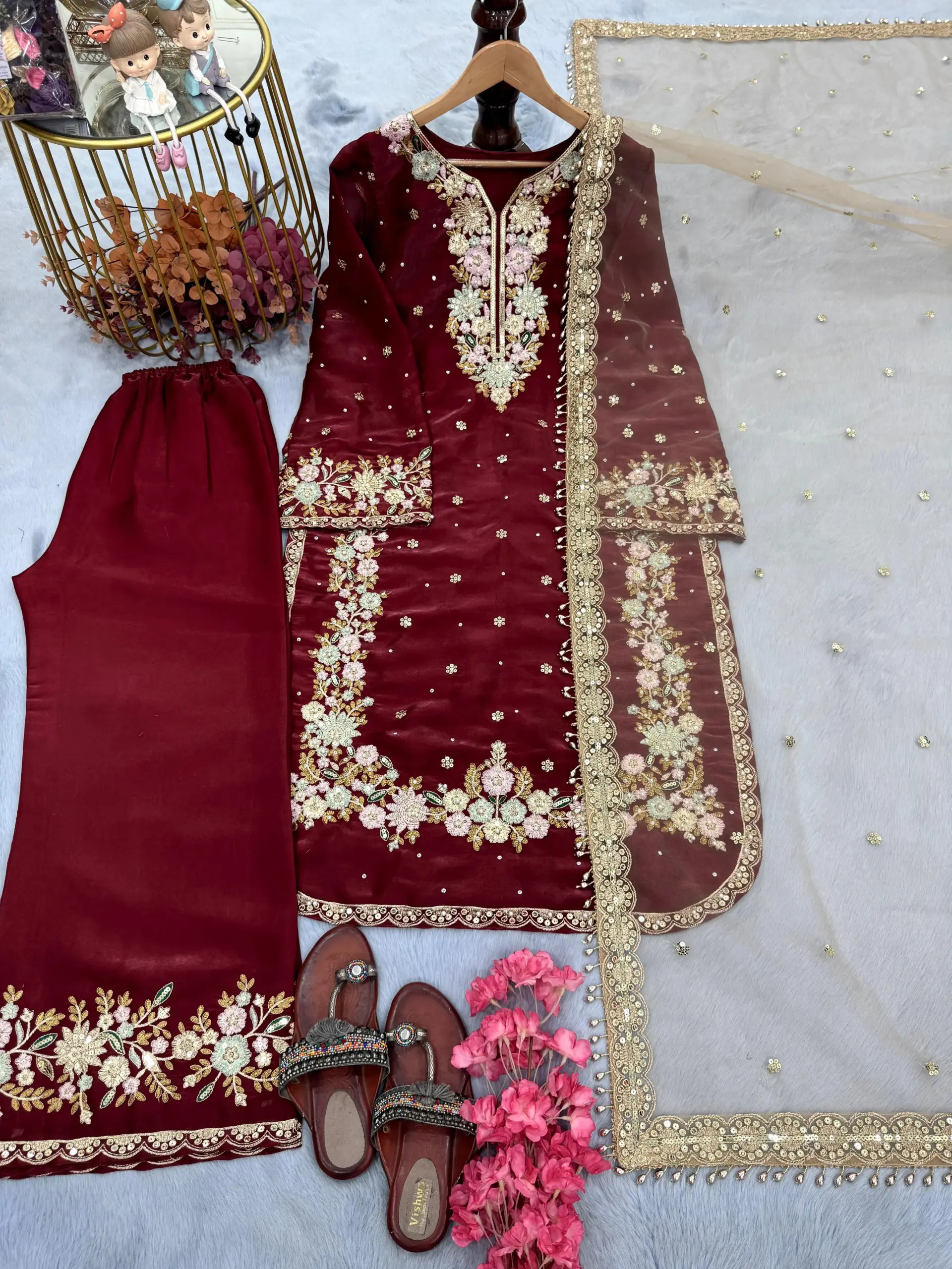 Big Size Pakistani Salwar Suit Stitched