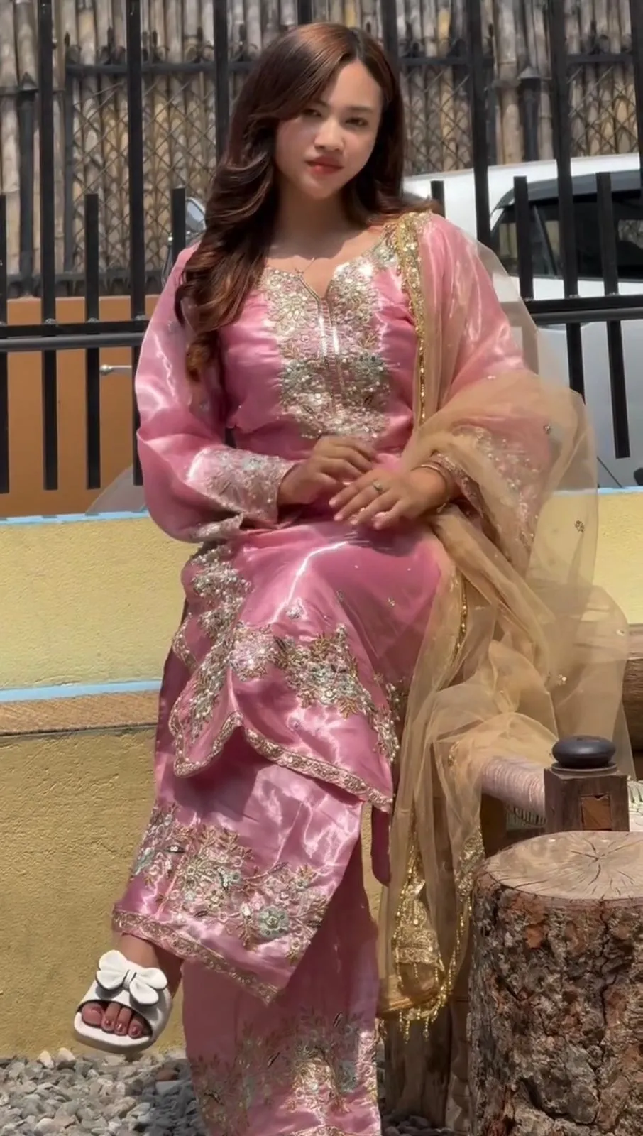 Big Size Pakistani Salwar Suit Stitched