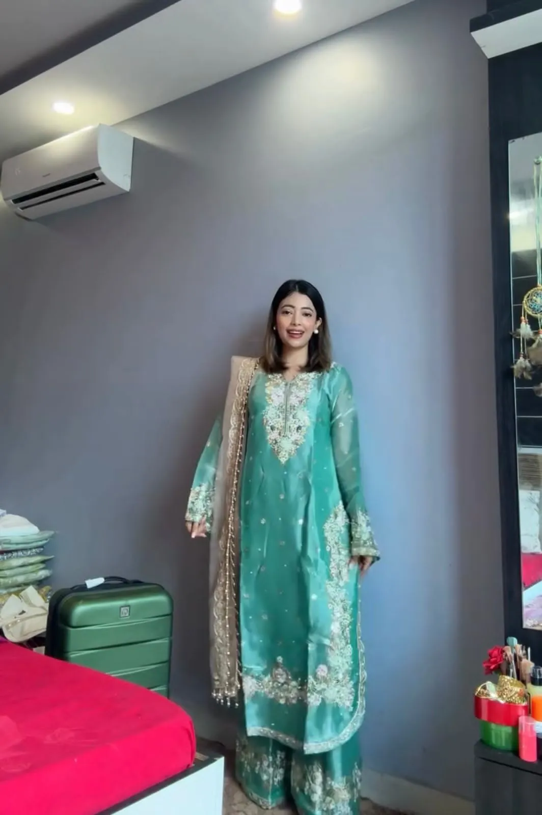 Big Size Pakistani Salwar Suit Stitched