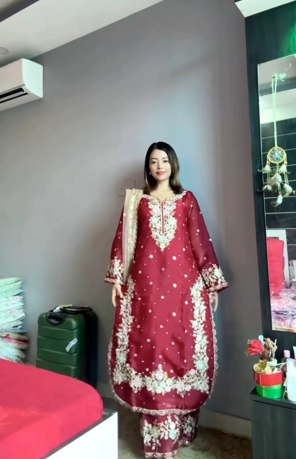 Big Size Pakistani Salwar Suit Stitched