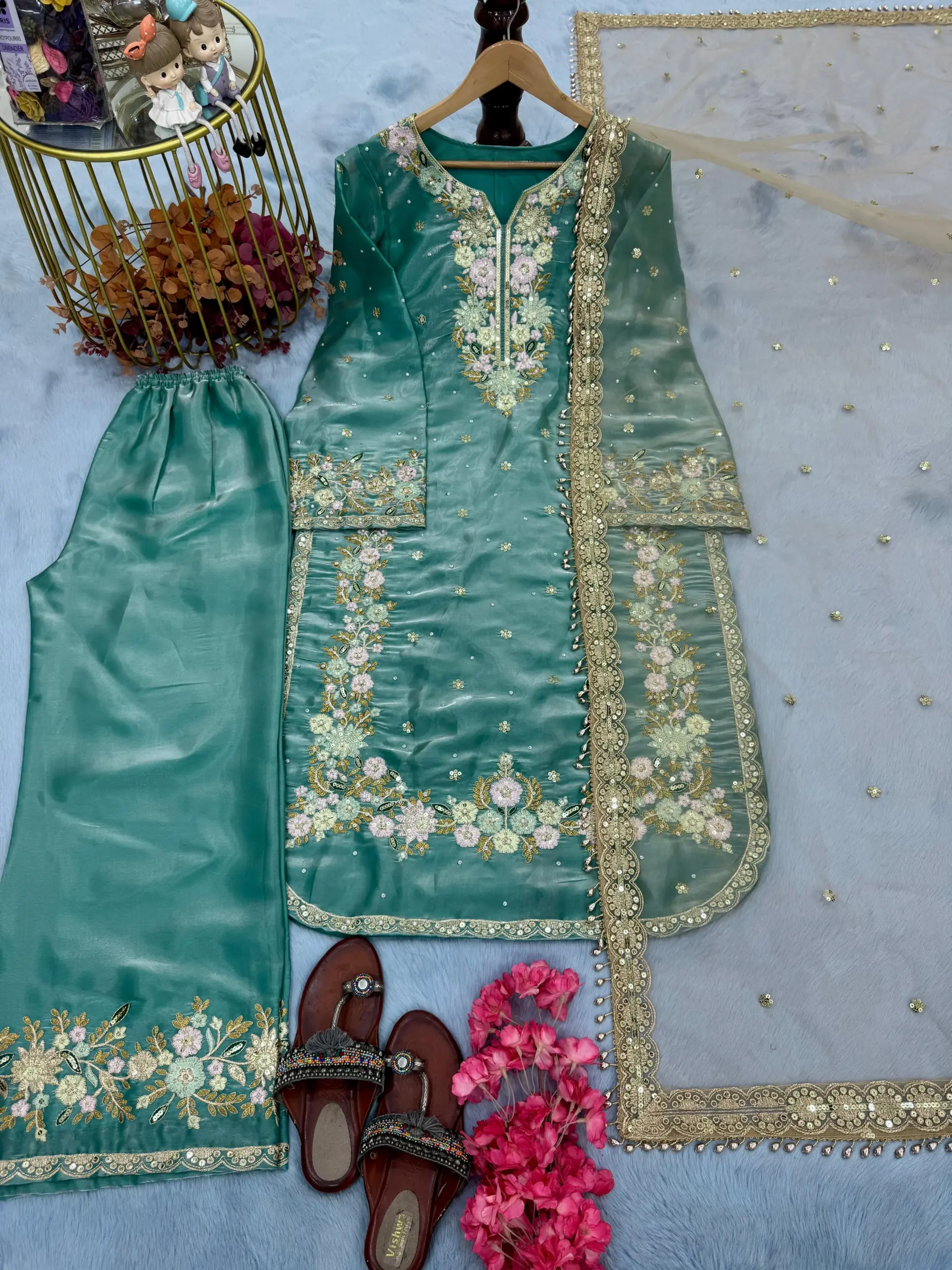 Big Size Pakistani Salwar Suit Stitched