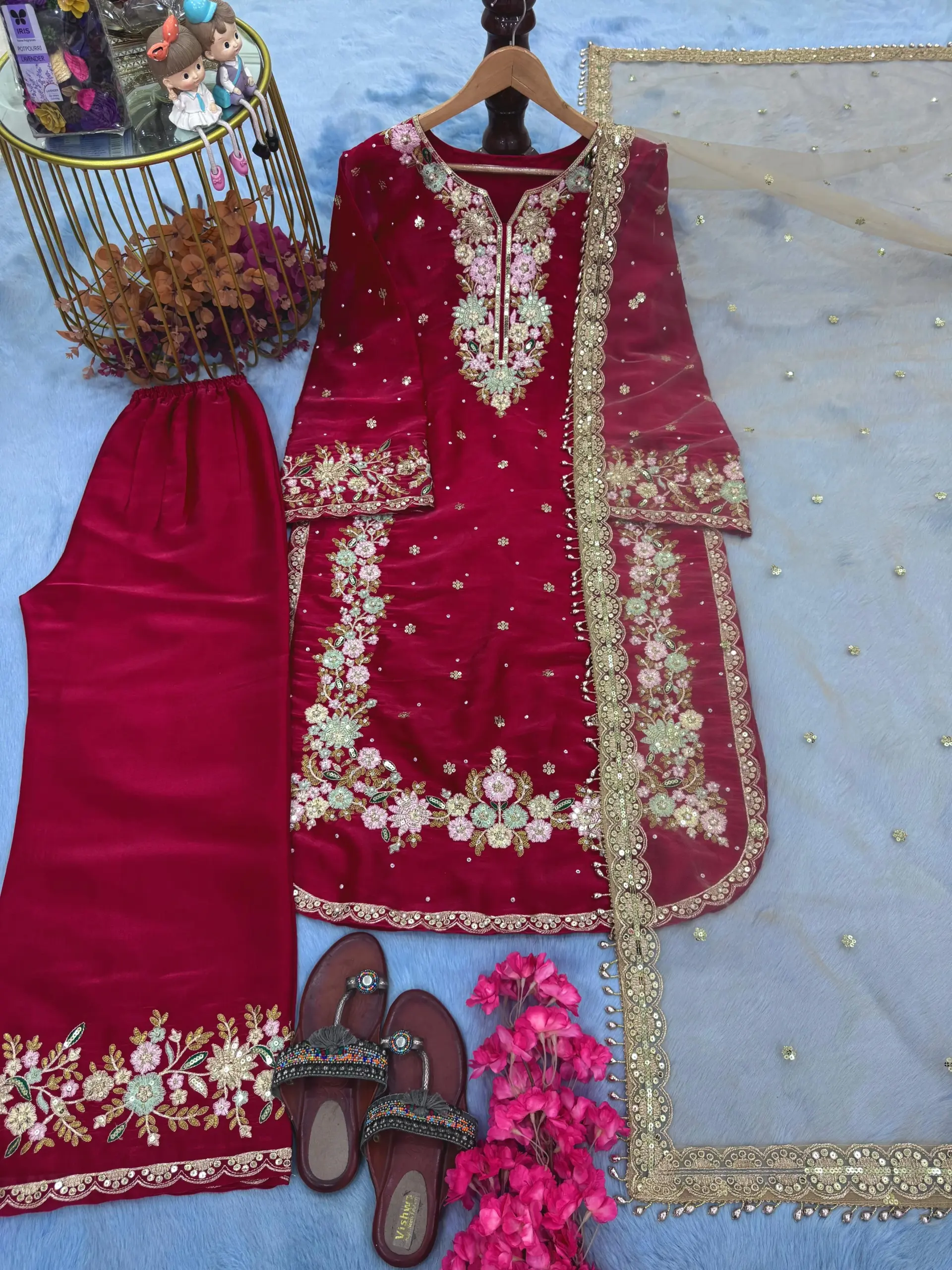Big Size Pakistani Salwar Suit Stitched