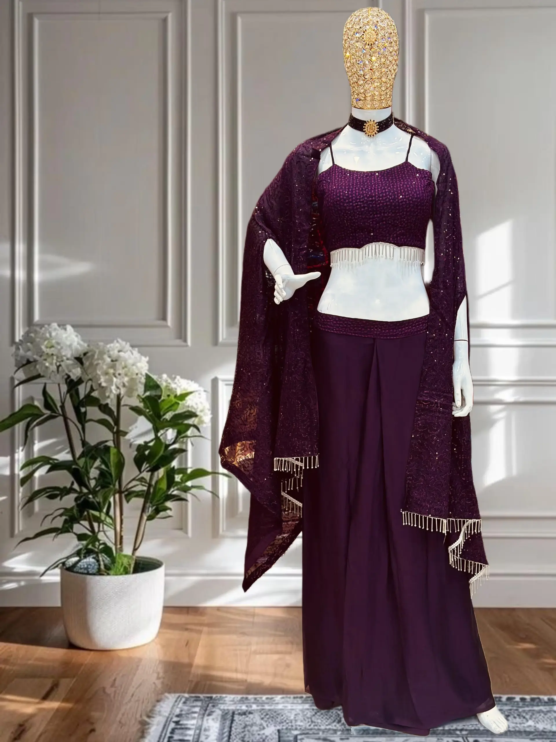 Bollywood Inspired Indo Western With Shrug