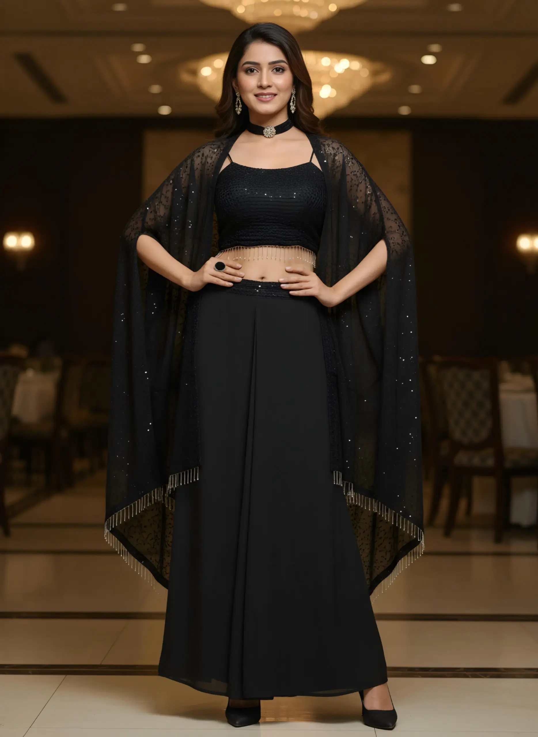 Bollywood Inspired Indo Western With Shrug