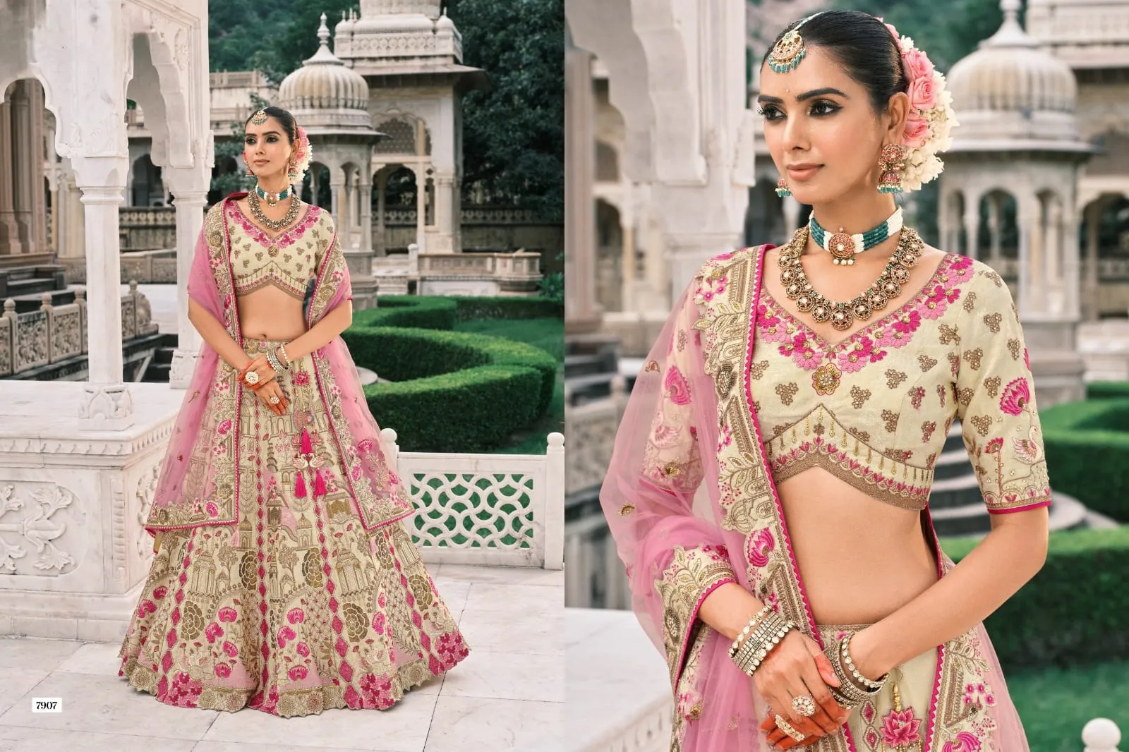 Bridal Lehenga Choli Design In Silk 2025