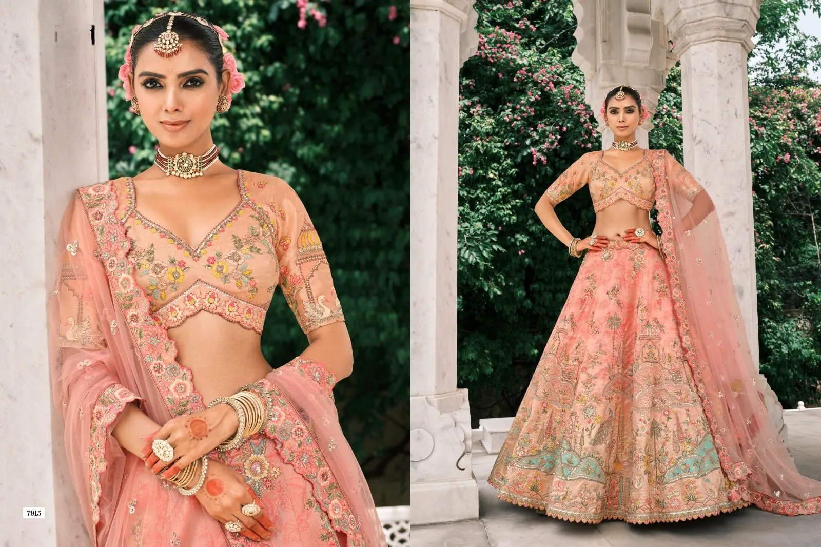Bridal Lehenga Choli Design In Silk 2025