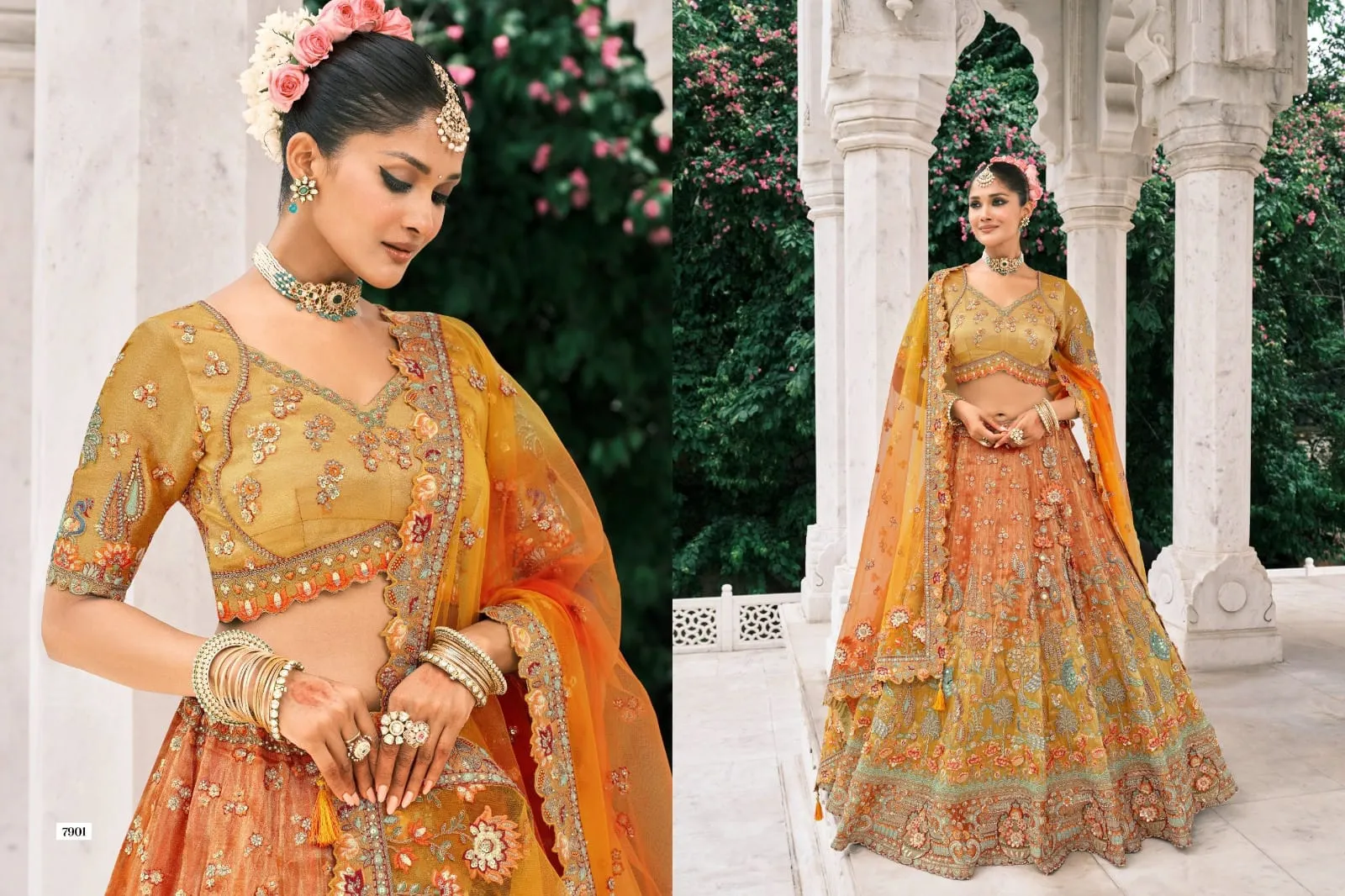 Bridal Lehenga Choli Design In Silk 2025