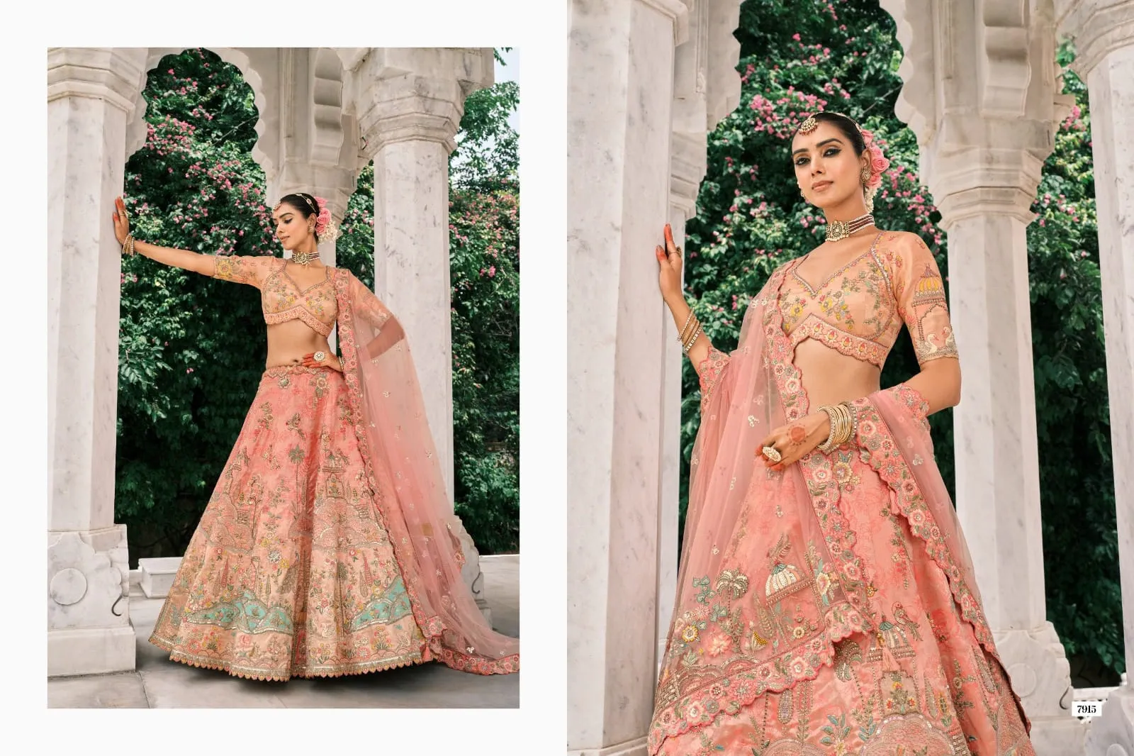 Bridal Lehenga Choli Design In Silk 2025