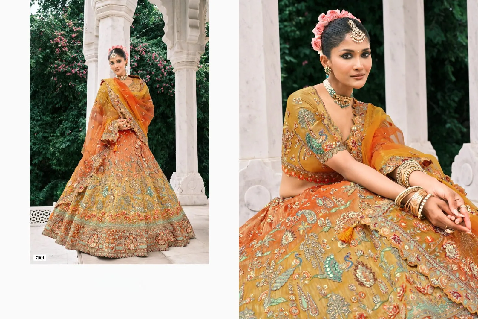 Bridal Lehenga Choli Design In Silk 2025
