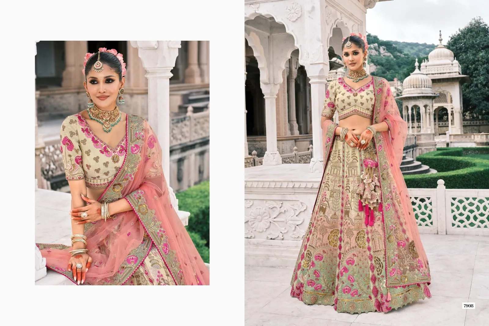 Bridal Lehenga Choli Design In Silk 2025