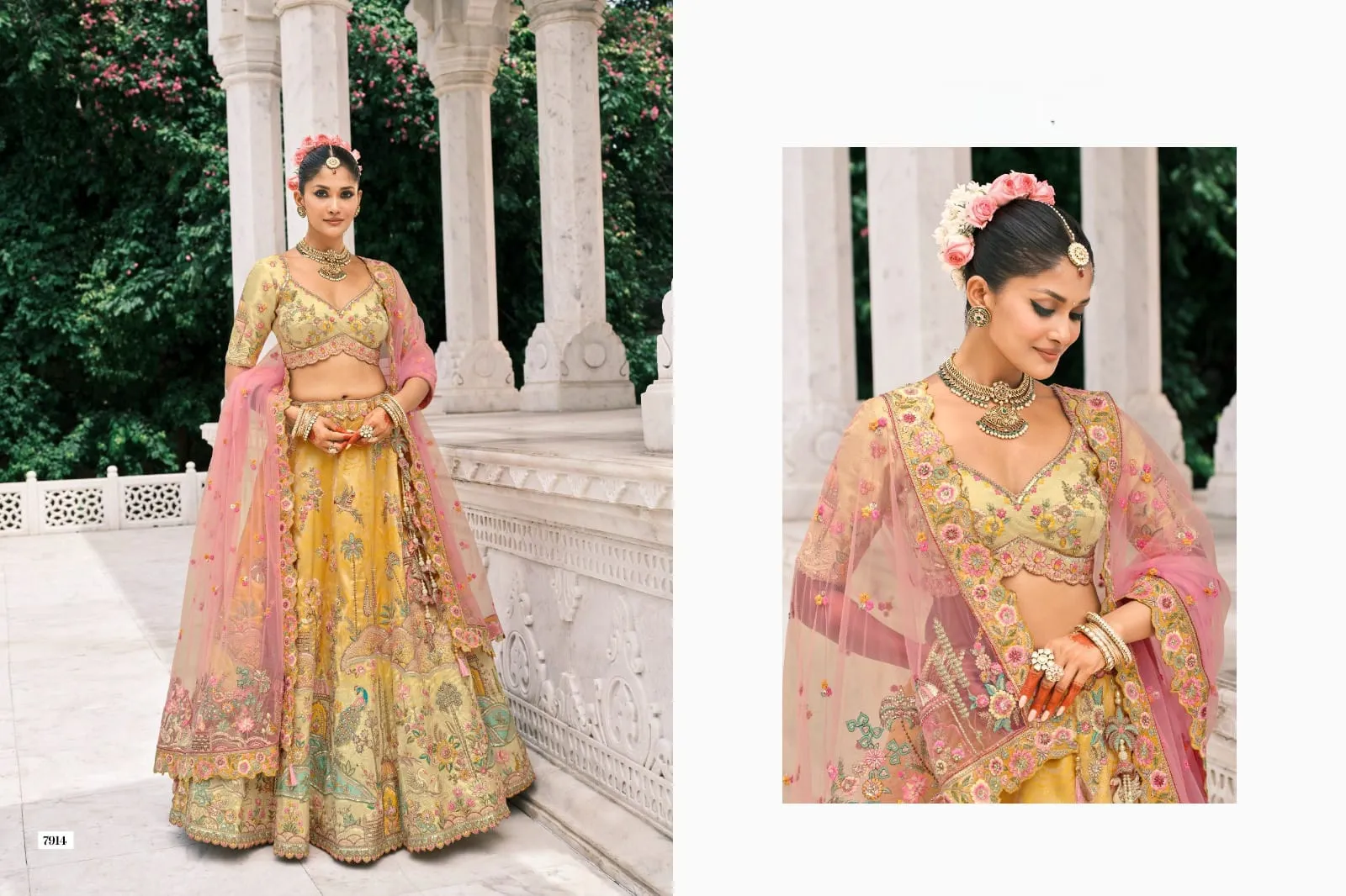 Bridal Lehenga Choli Design In Silk 2025