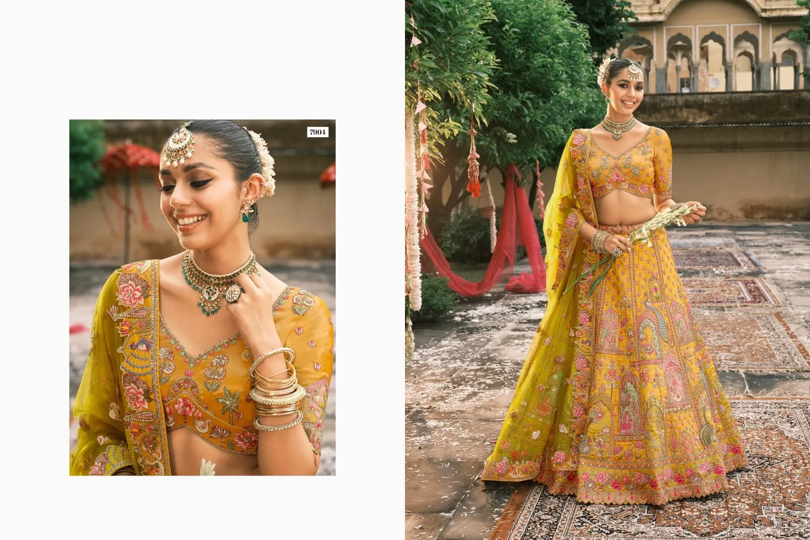 Bridal Lehenga Choli Design In Silk 2025