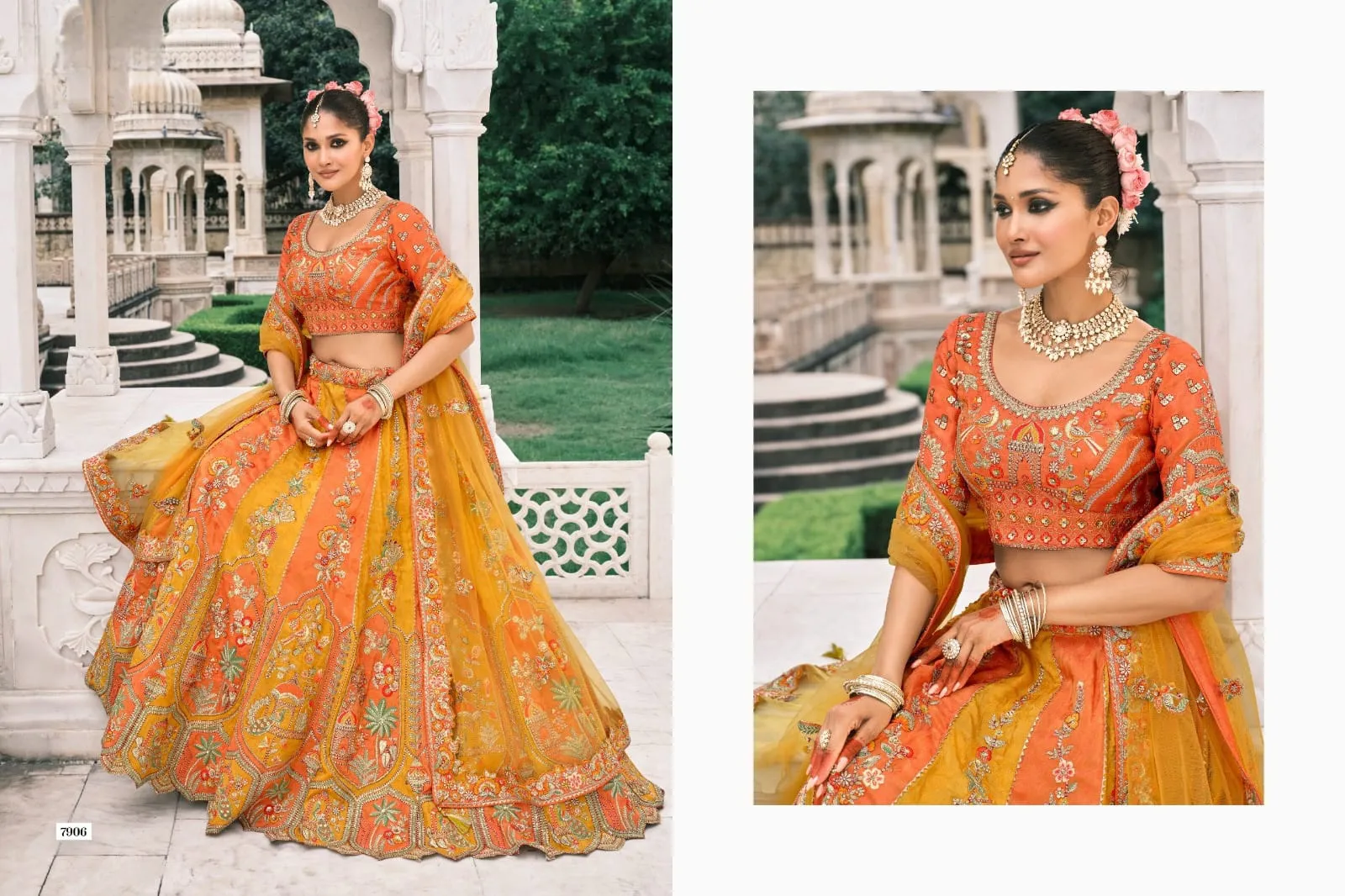 Bridal Lehenga Choli Design In Silk 2025