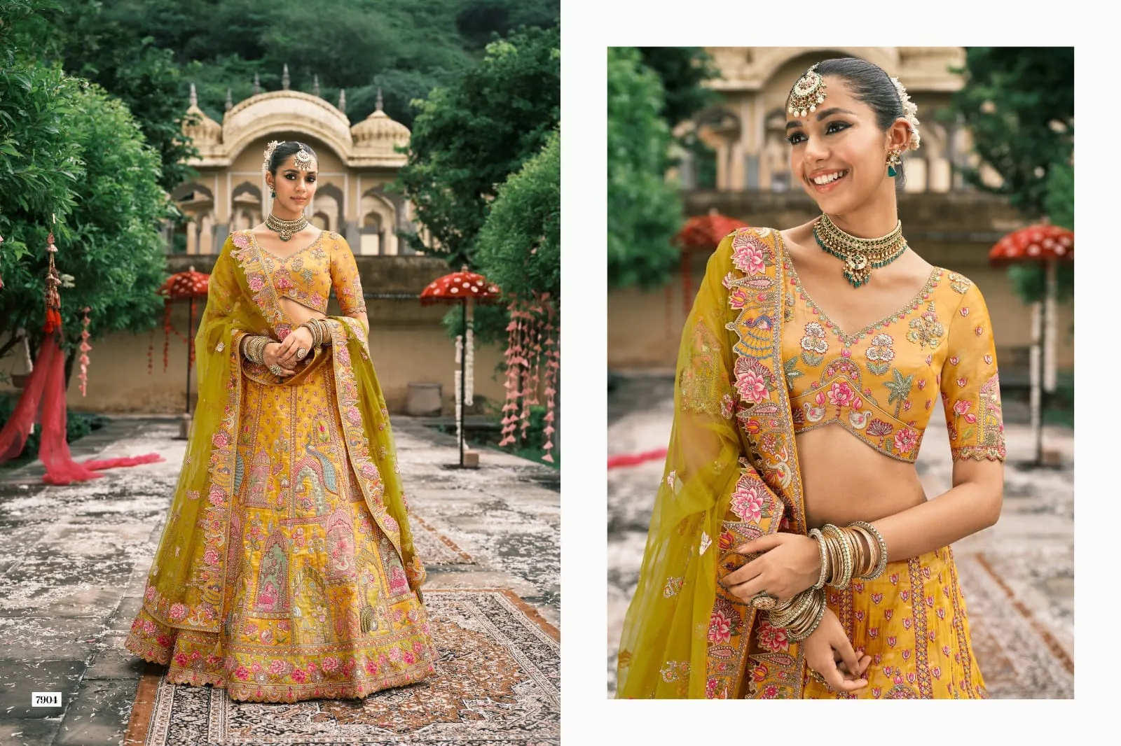 Bridal Lehenga Choli Design In Silk 2025