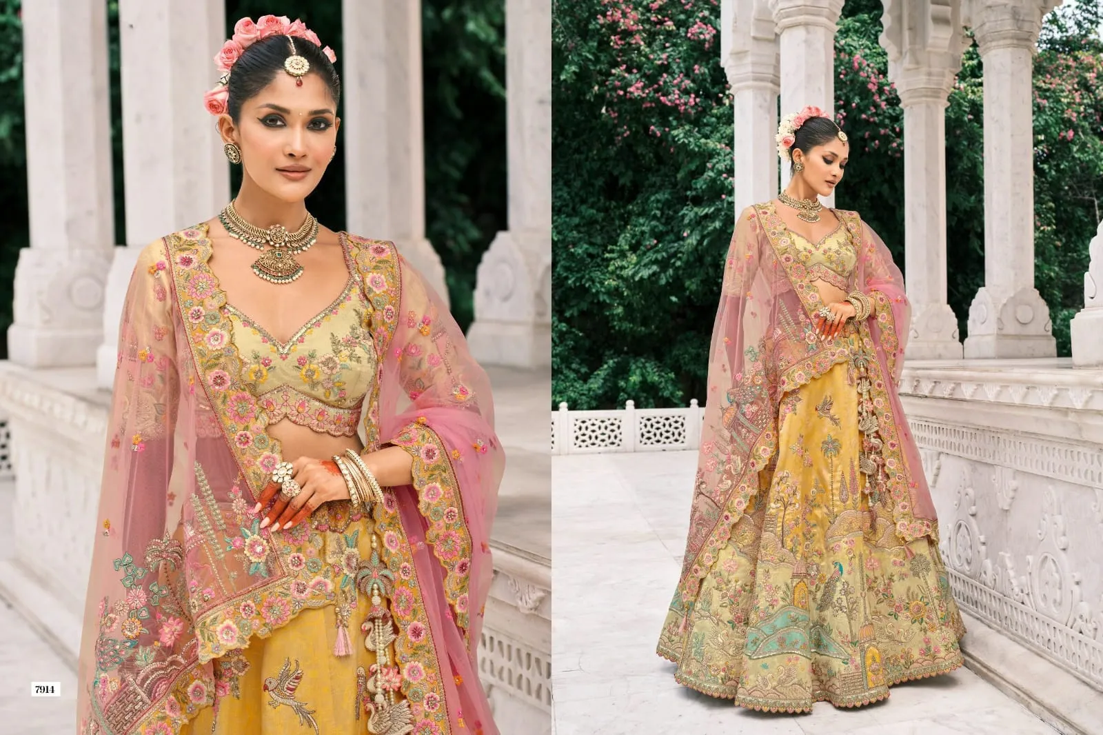 Bridal Lehenga Choli Design In Silk 2025