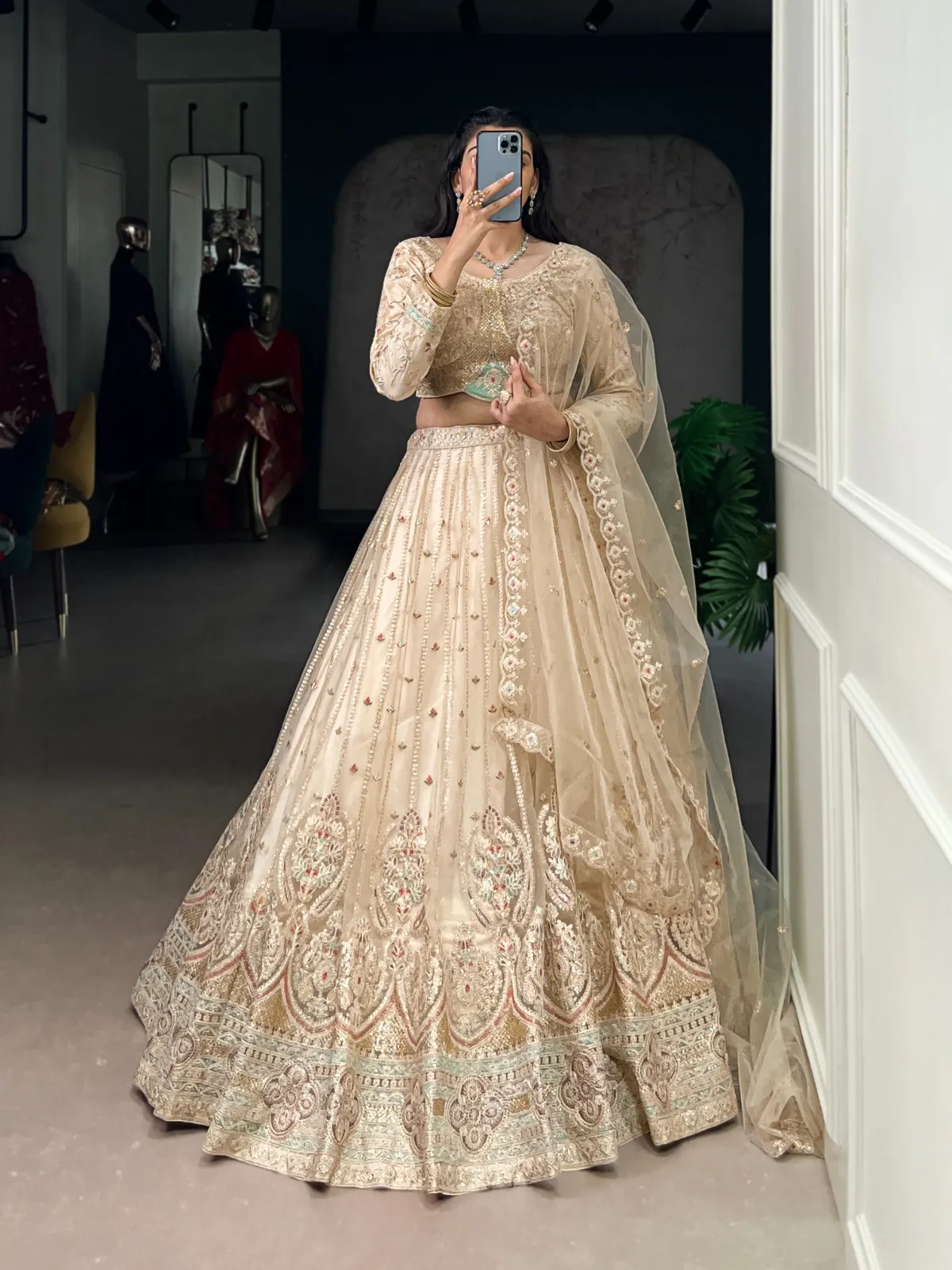 Bridesmaid Pastel Color Lehenga Choli