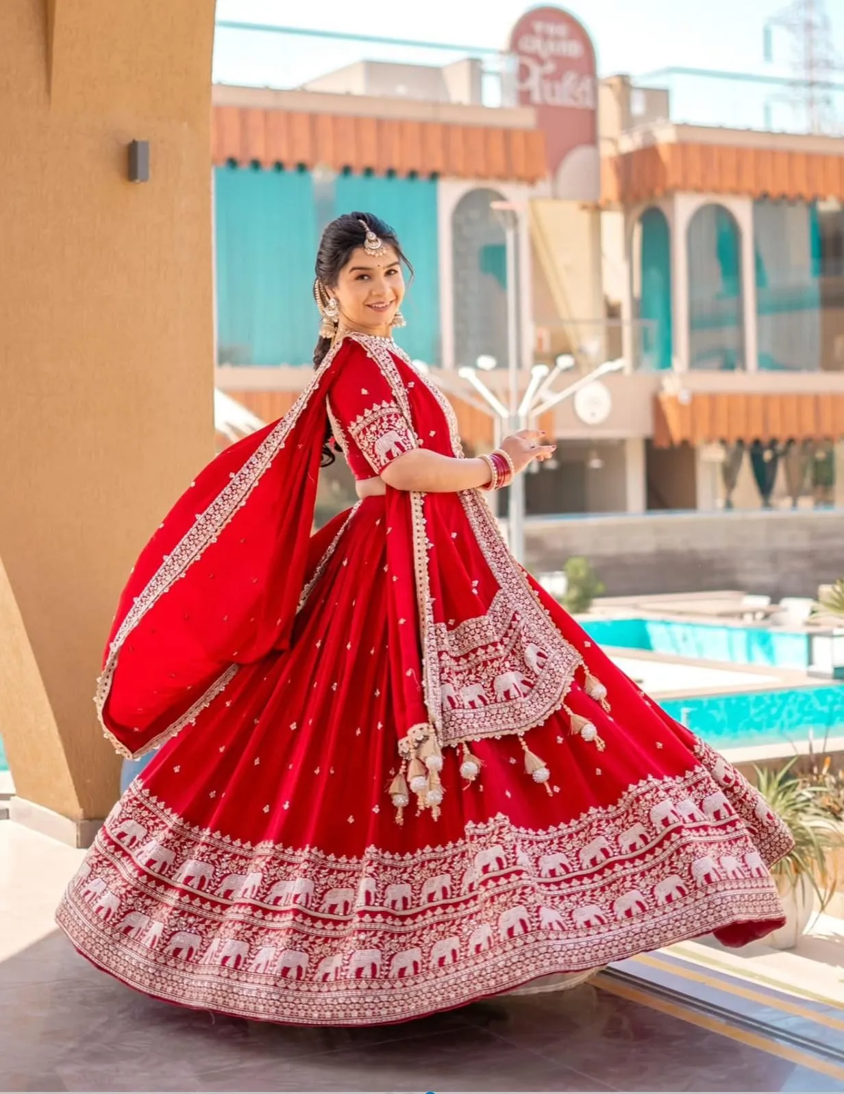 Buy Red Embroidery Lehenga Choli