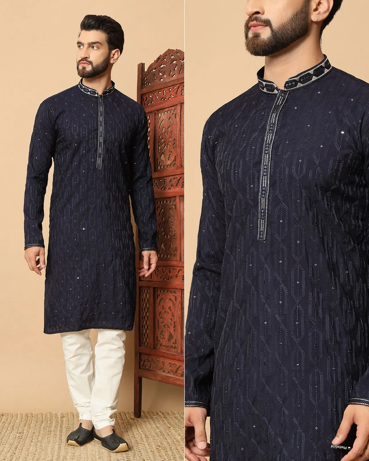 Festive Special Mens Embroidery Kurtas
