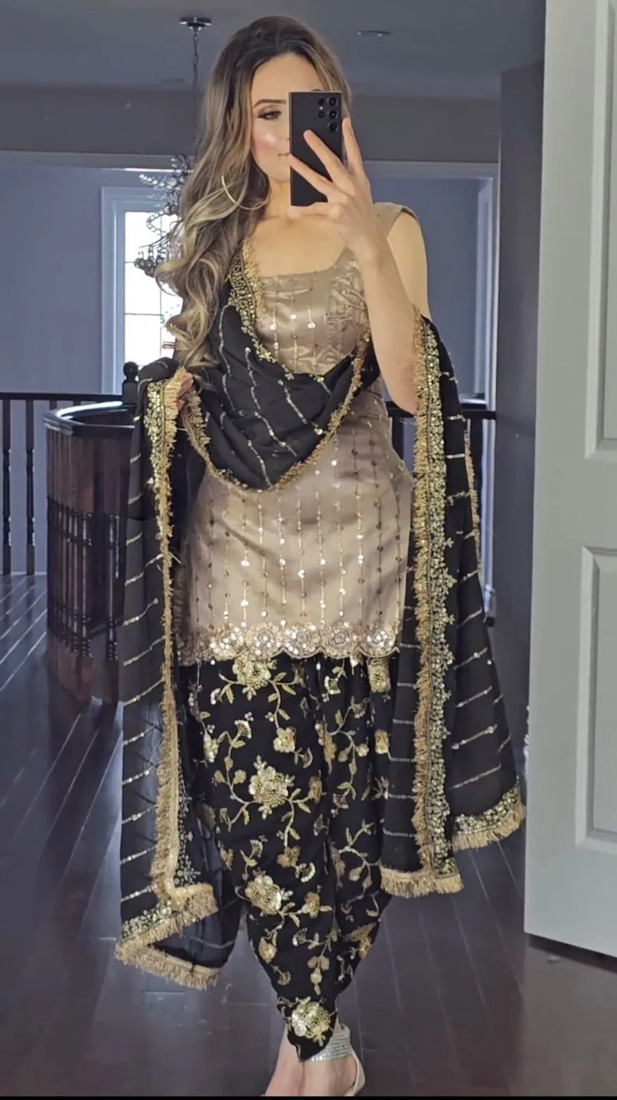 Festive Wear Dhoti Salwar Suit