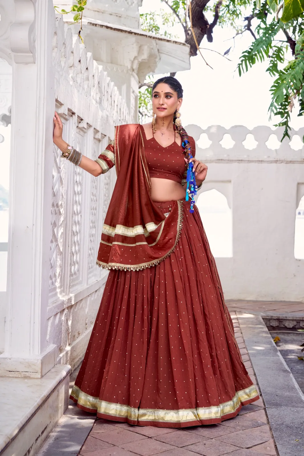 Festive Wear Readymade Lehenga Blouse Design