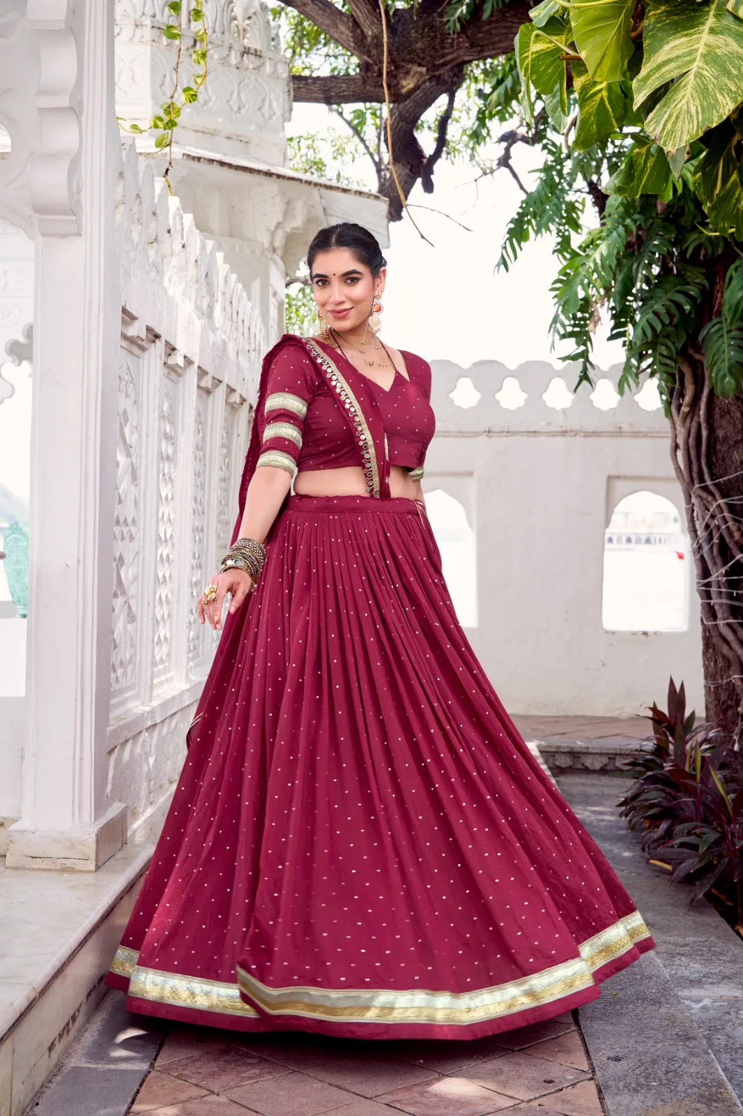 Festive Wear Readymade Lehenga Blouse Design