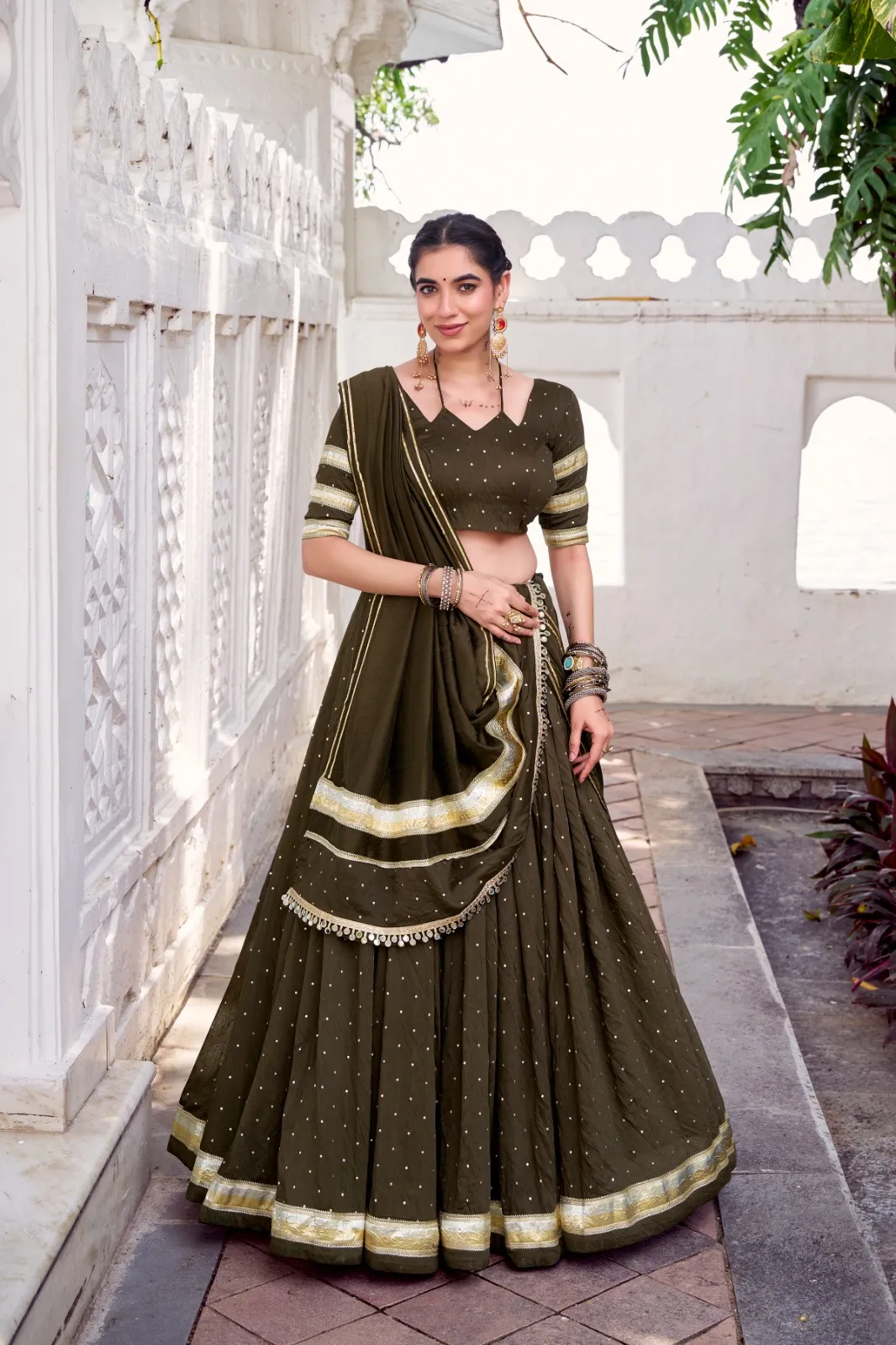 Festive Wear Readymade Lehenga Blouse Design