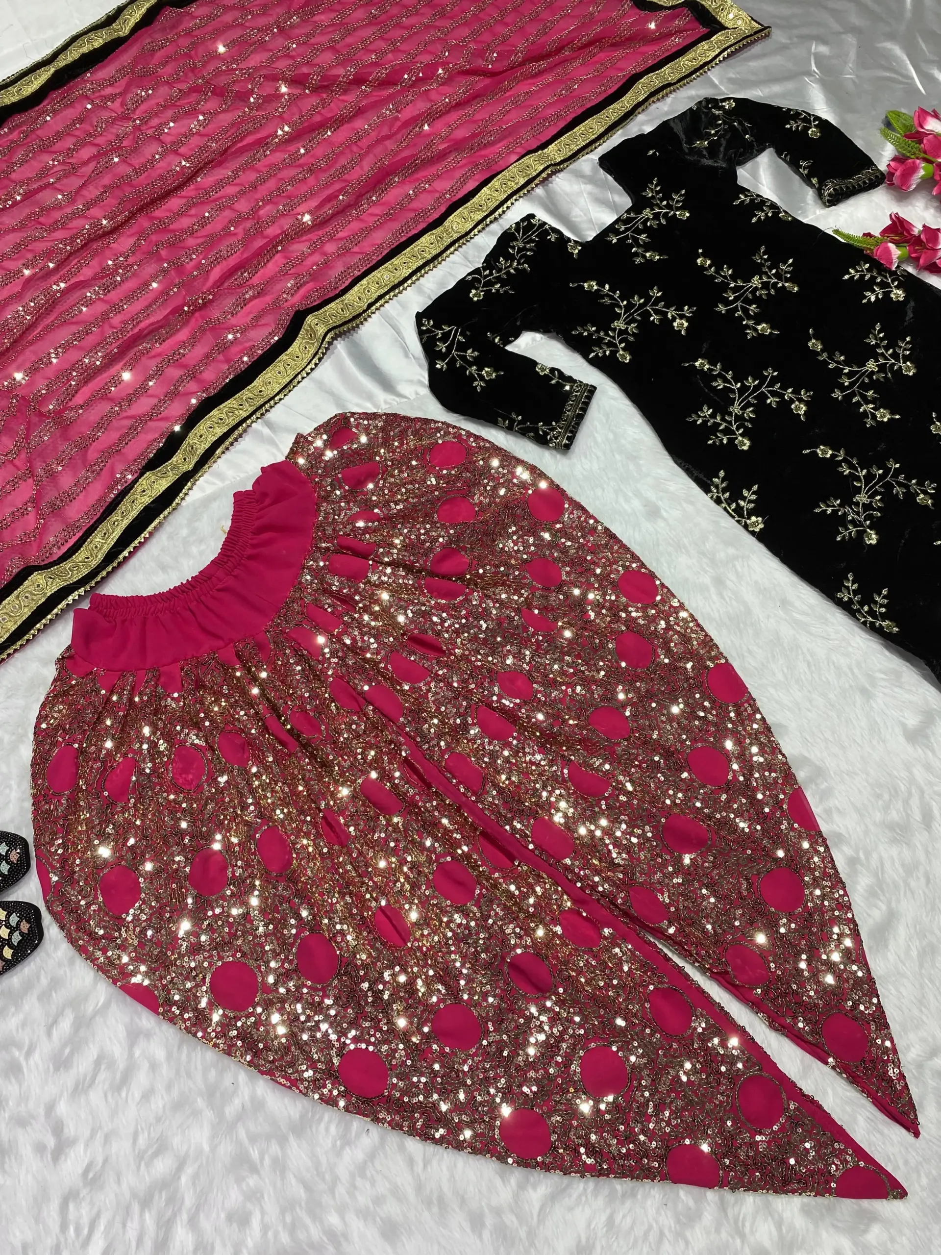 Heavy Embroidery Patiala Salwar Suit