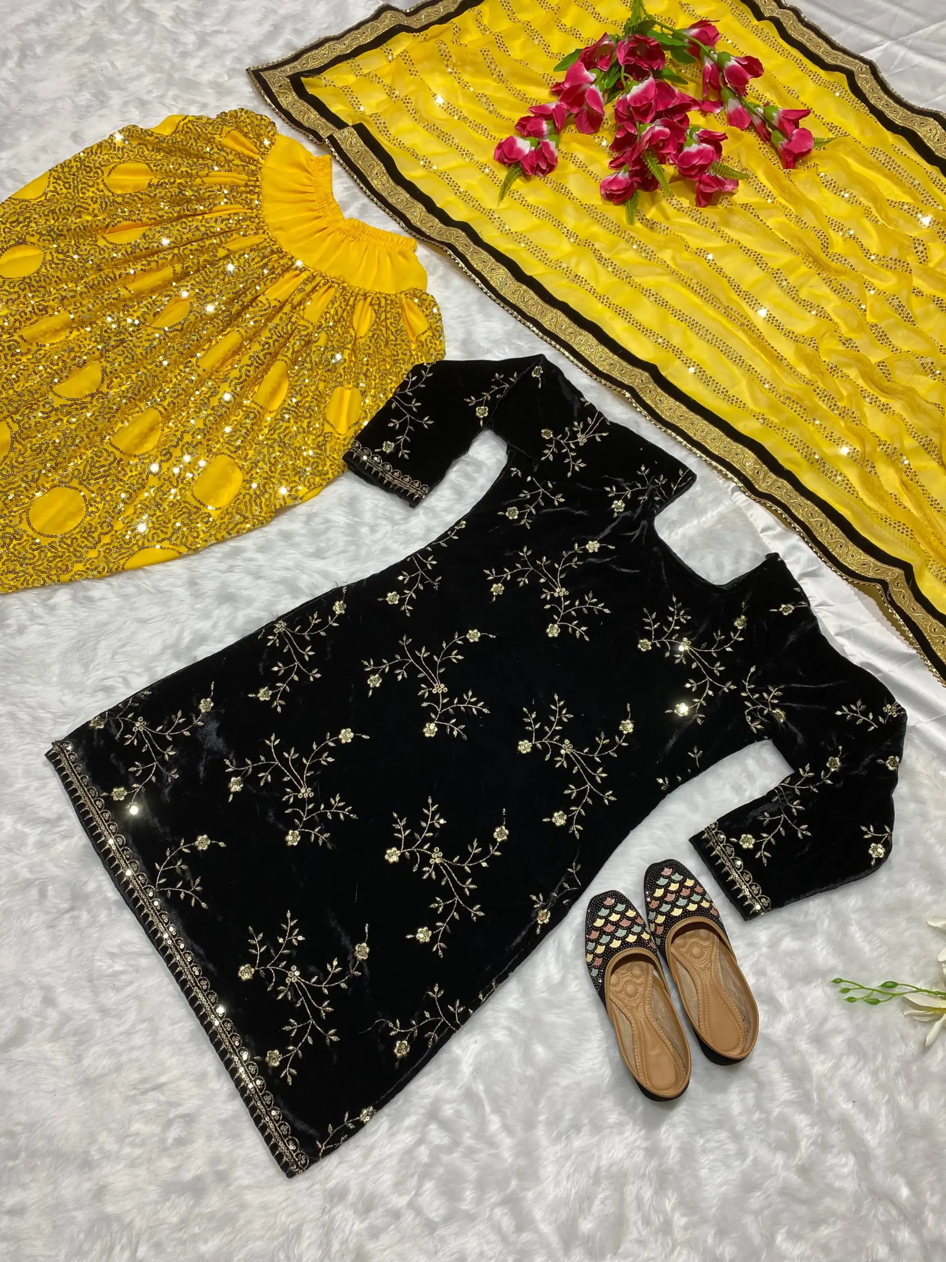 Heavy Embroidery Patiala Salwar Suit