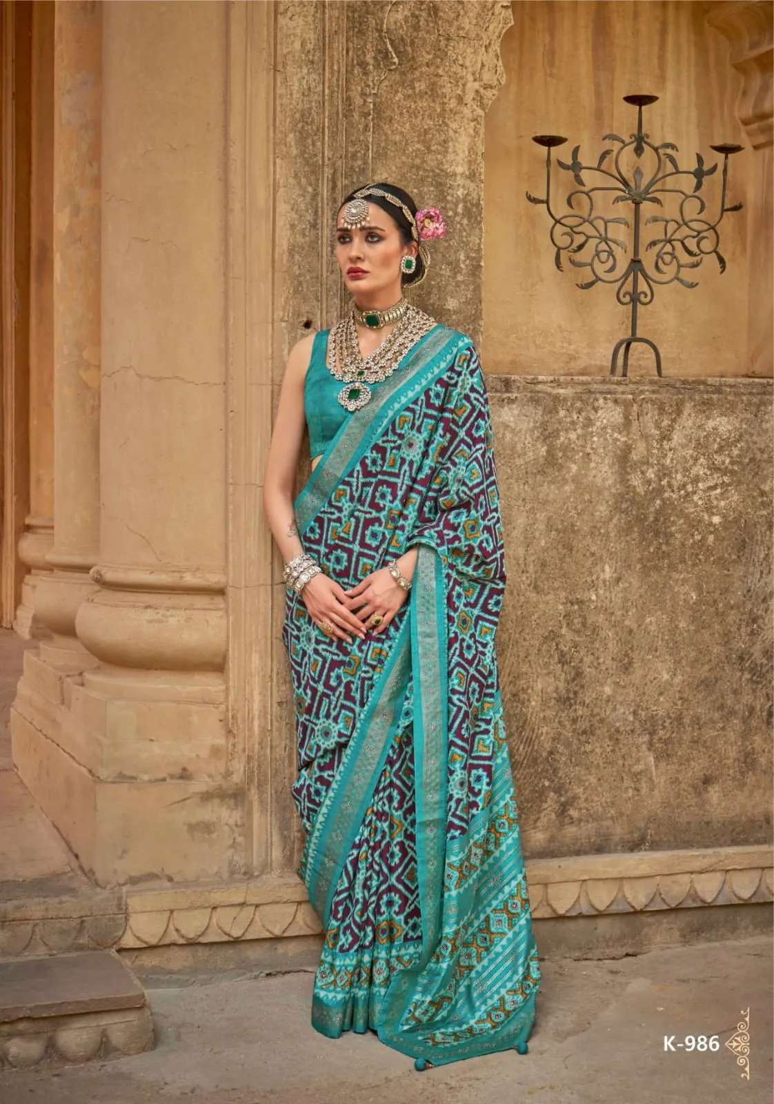 Premium Patola Printed Silk Sarees